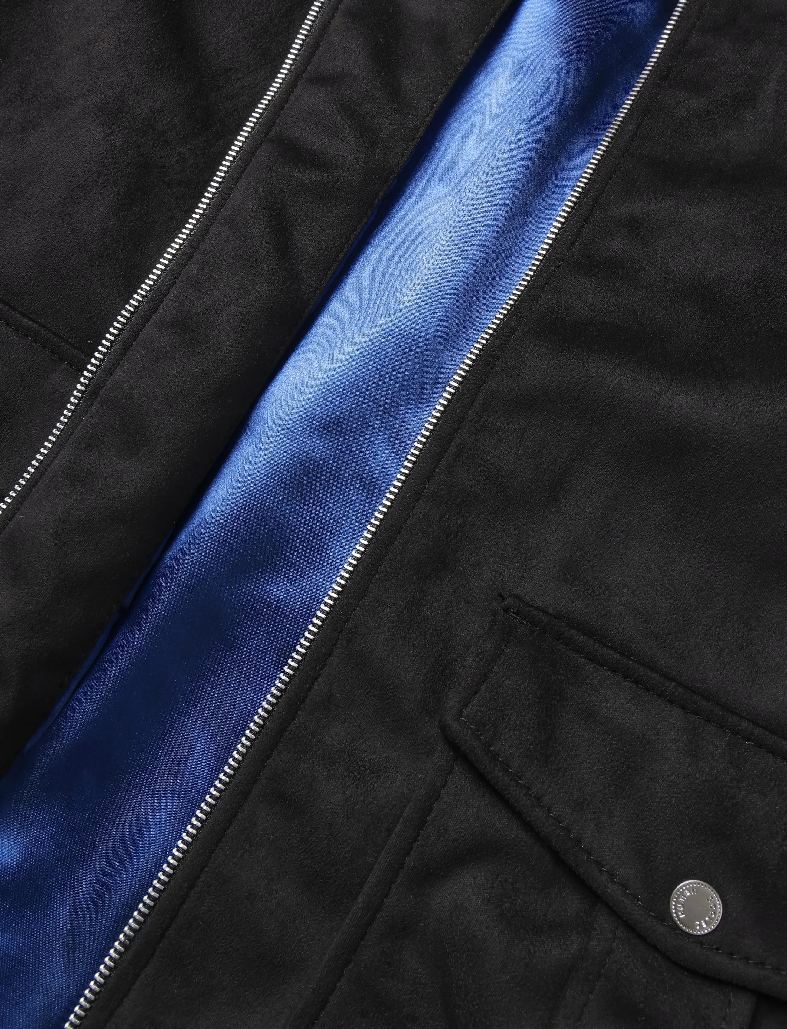 Human Scales - Seth Vegan Suede Jacket - höstjackor - black - 4
