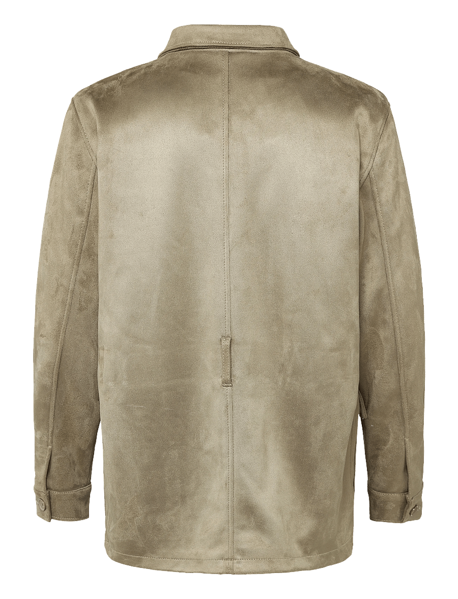 Human Scales - Elliot Vegan Suede Jacket - lt. grey - 1
