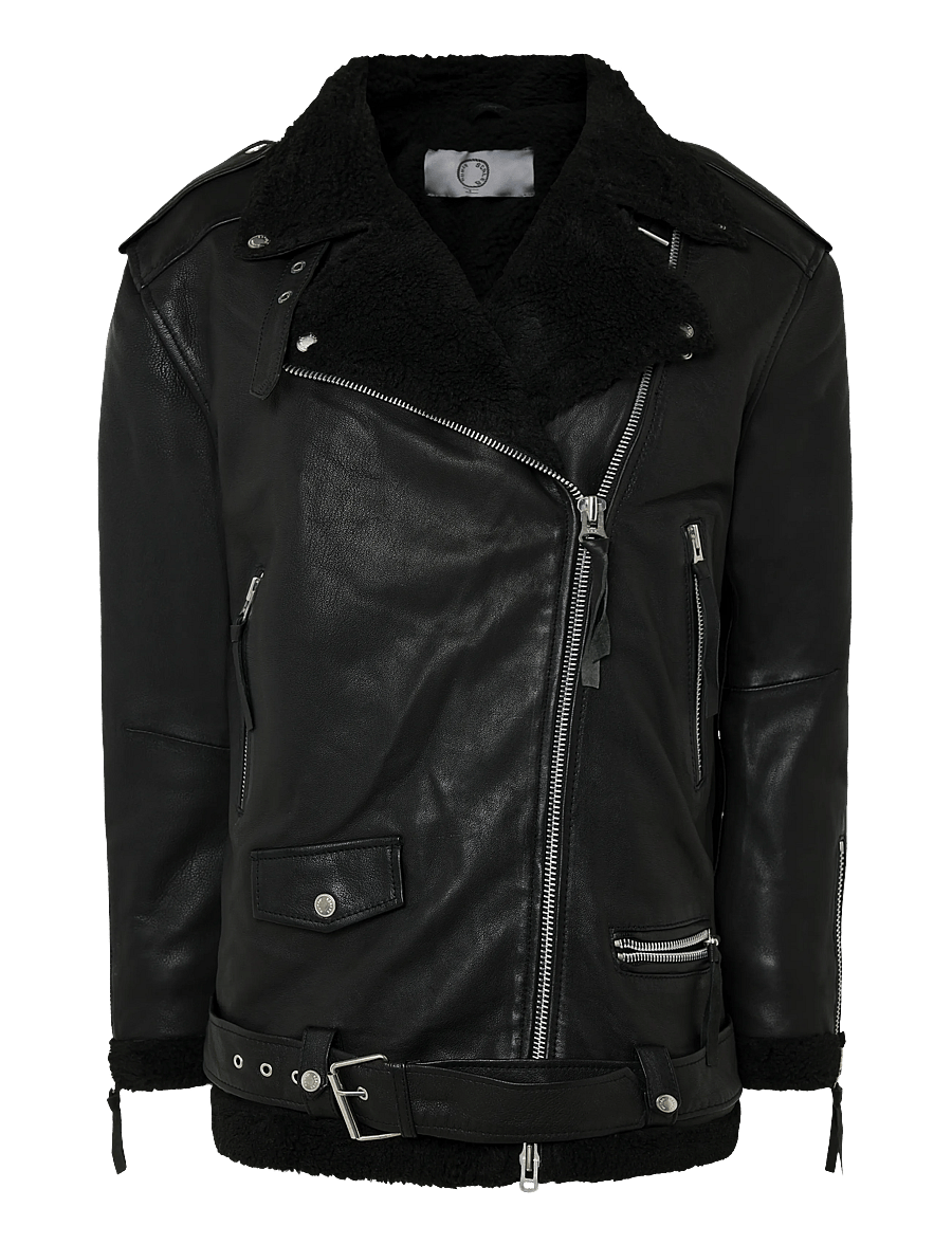 Human Scales - Emilia Jacket - lederjacken - black - 0
