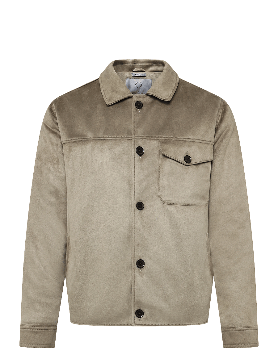 Human Scales - Mark Vegan Suede Jacket - lt grey - 0