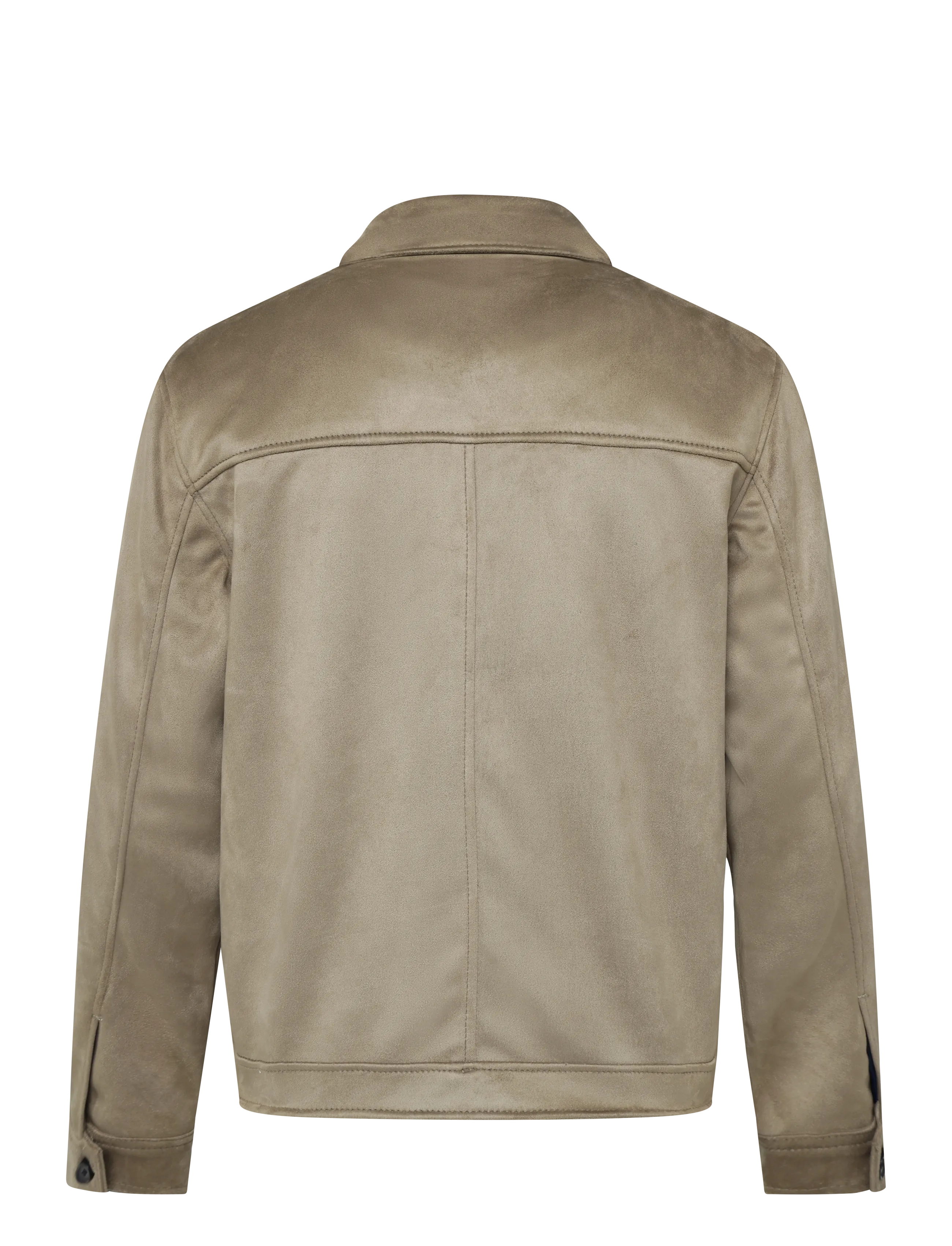 Human Scales - Mark Vegan Suede Jacket - lt grey - 1