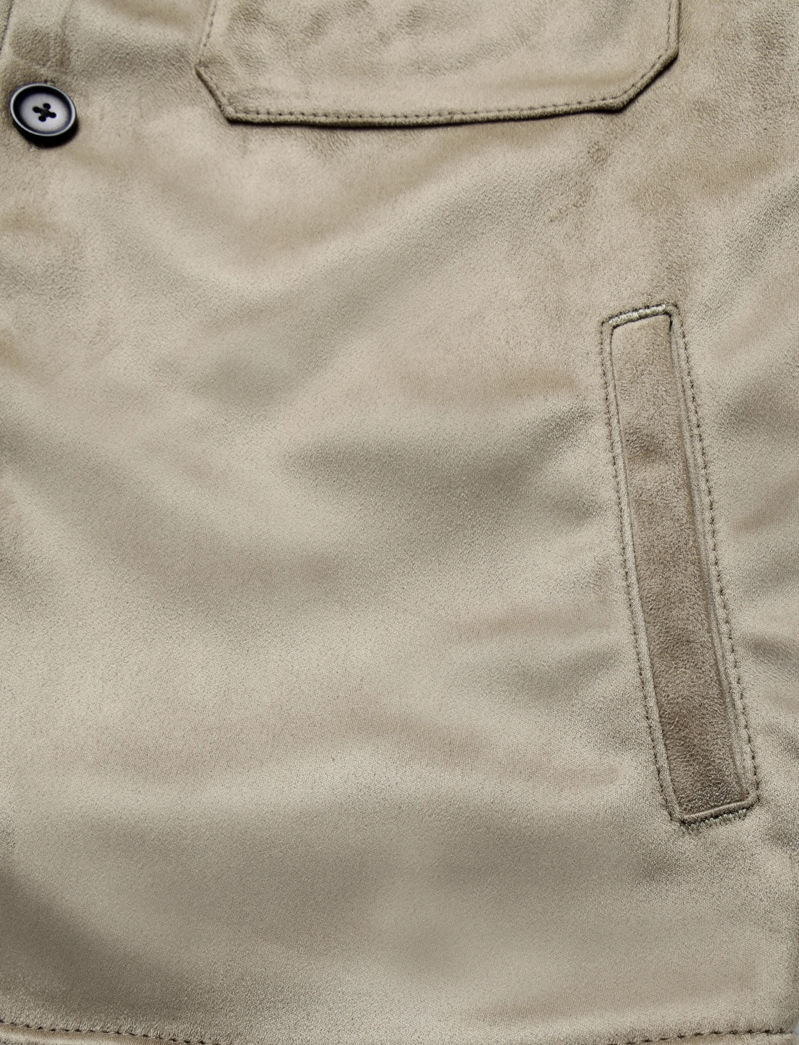 Human Scales - Mark Vegan Suede Jacket - lt grey - 3