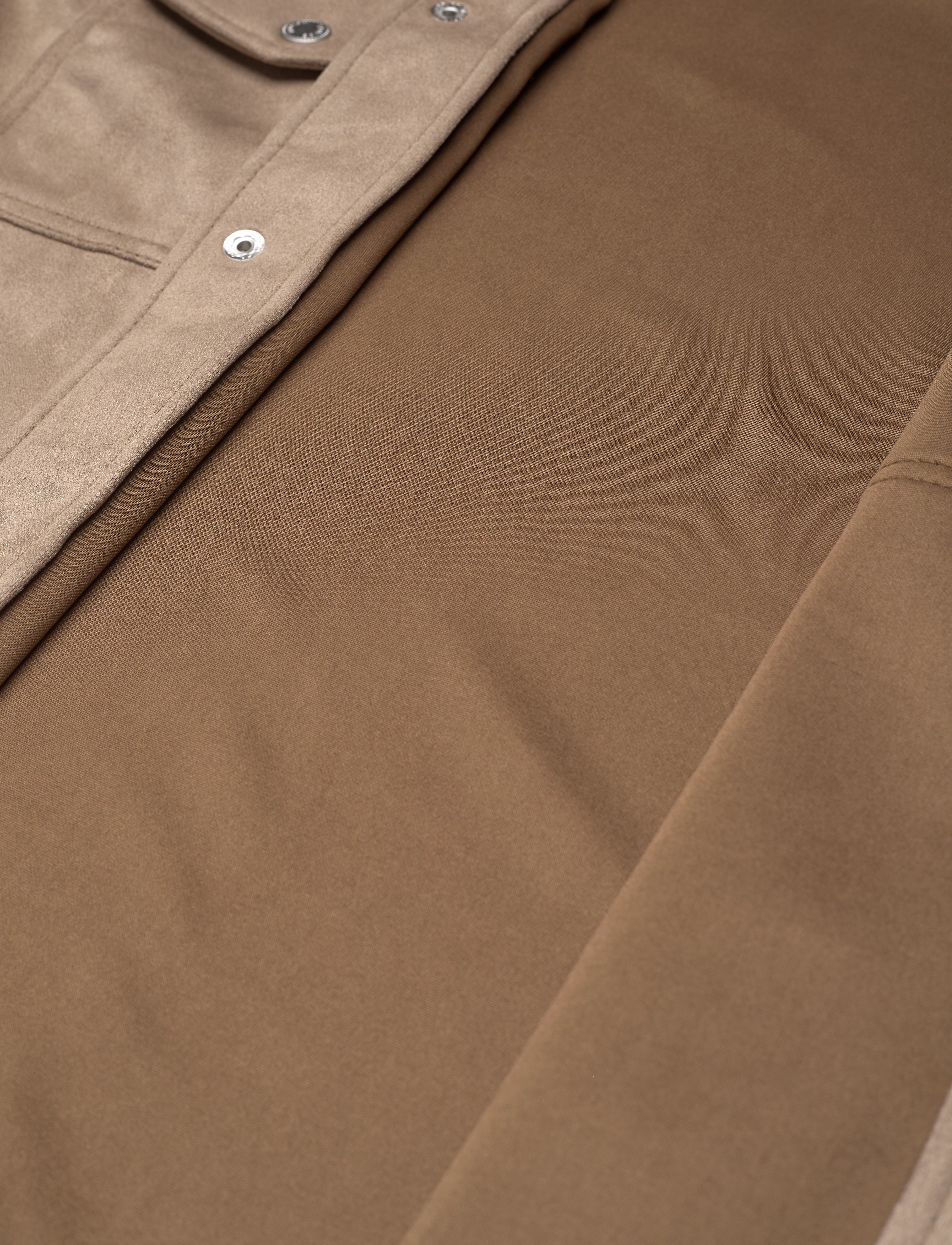 Human Scales - Lenny Vegan Suede Jacket - spring jackets - lt grey - 3
