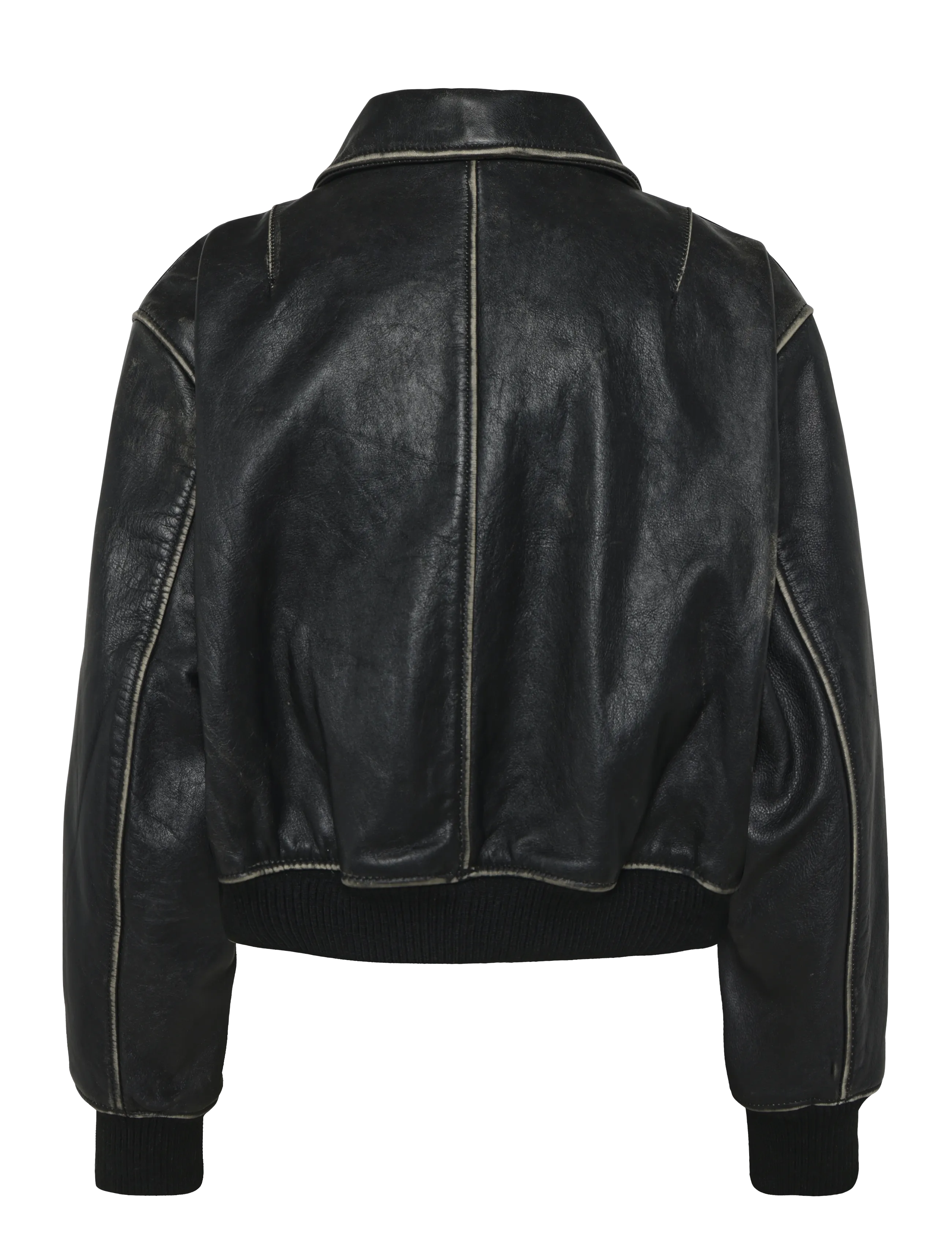 Human Scales - Billie Distressed Jacket - frühlingsjacken - black - 1