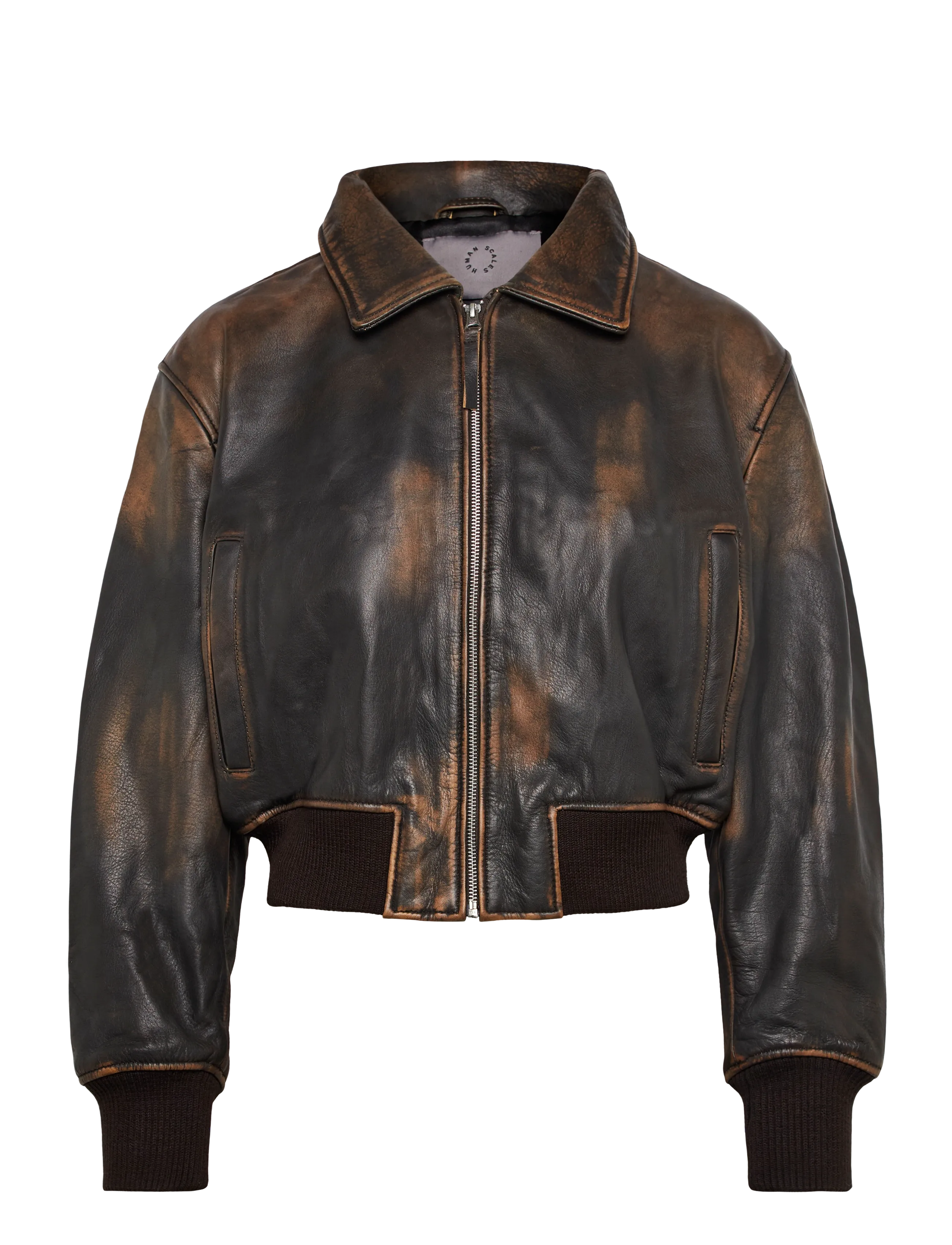 Human Scales Billie Distressed Jacket - Jacken - BROWN / brown