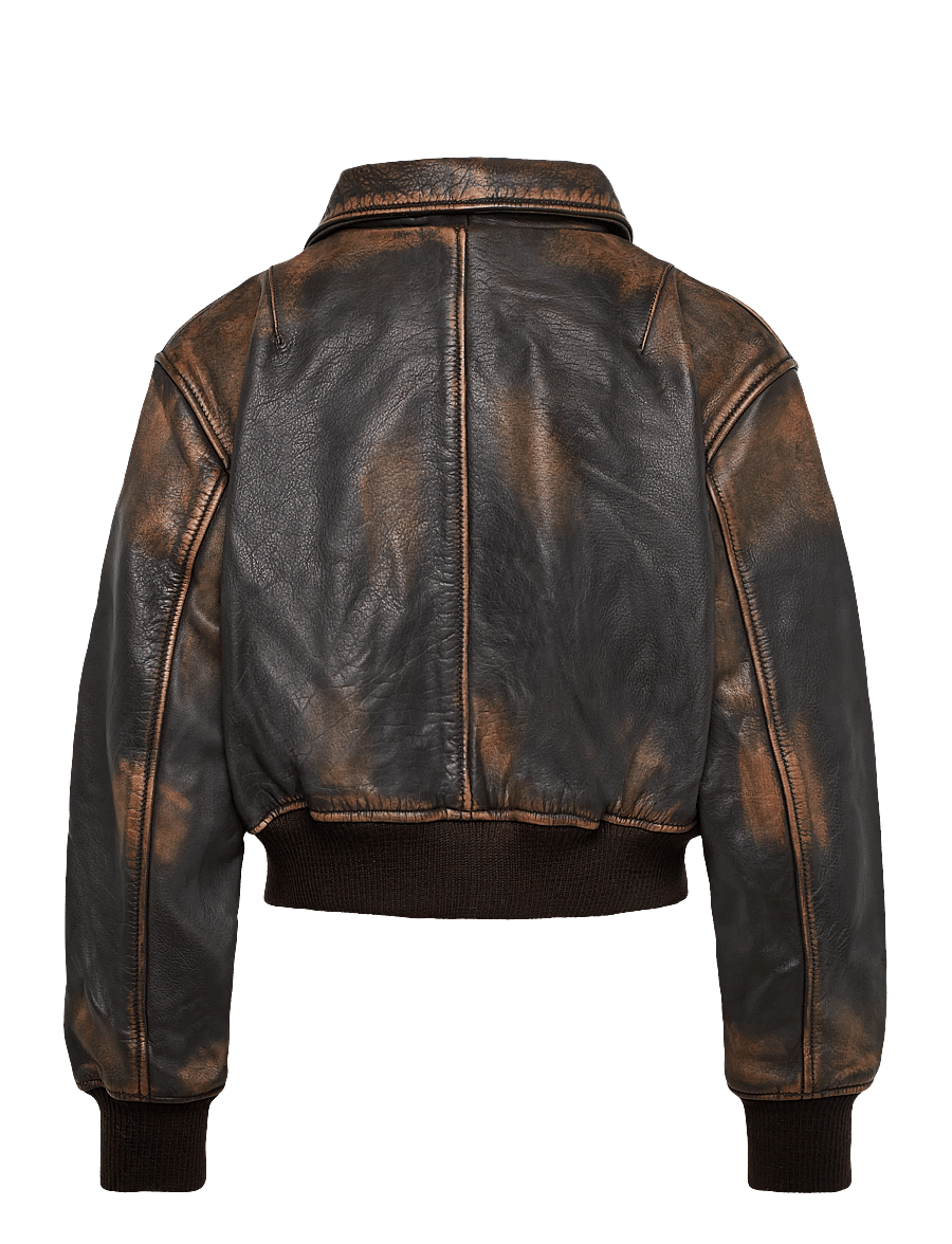 Human Scales - Billie Distressed Jacket - bomberjacken - brown - 1