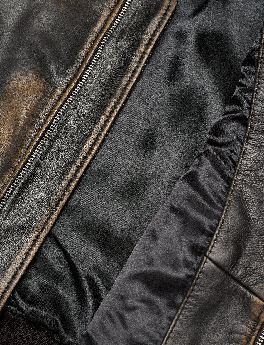 Human Scales - Billie Distressed Jacket - bomberjacken - brown - 4