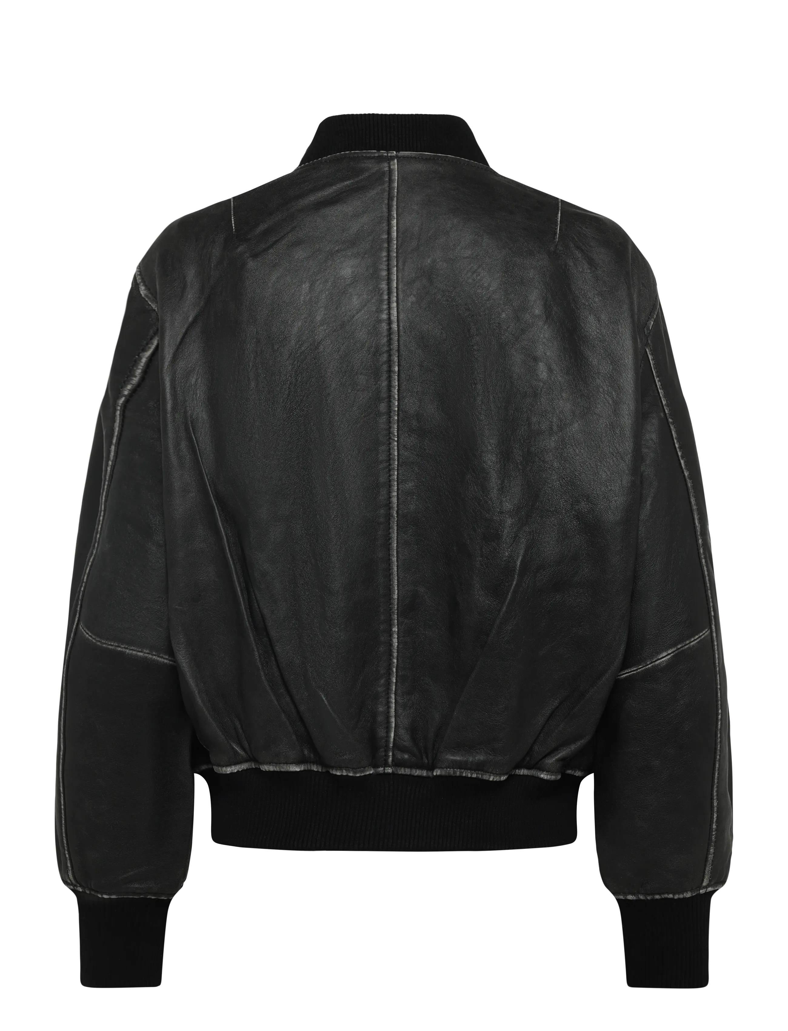 Human Scales - Celina Distressed Jacket - frühlingsjacken - black - 1