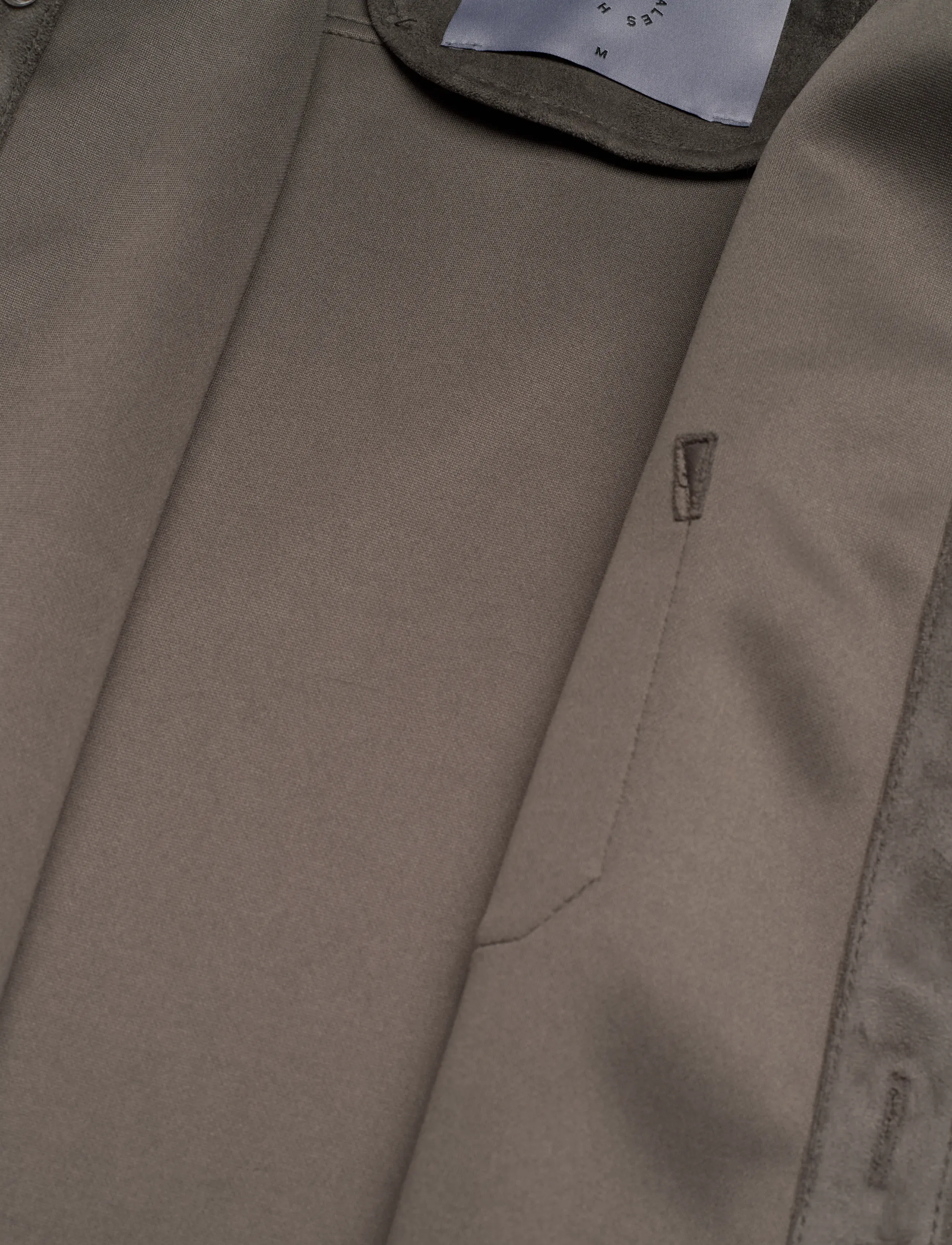 Human Scales - Alfred Vegan Suede Jacket - grey - 3