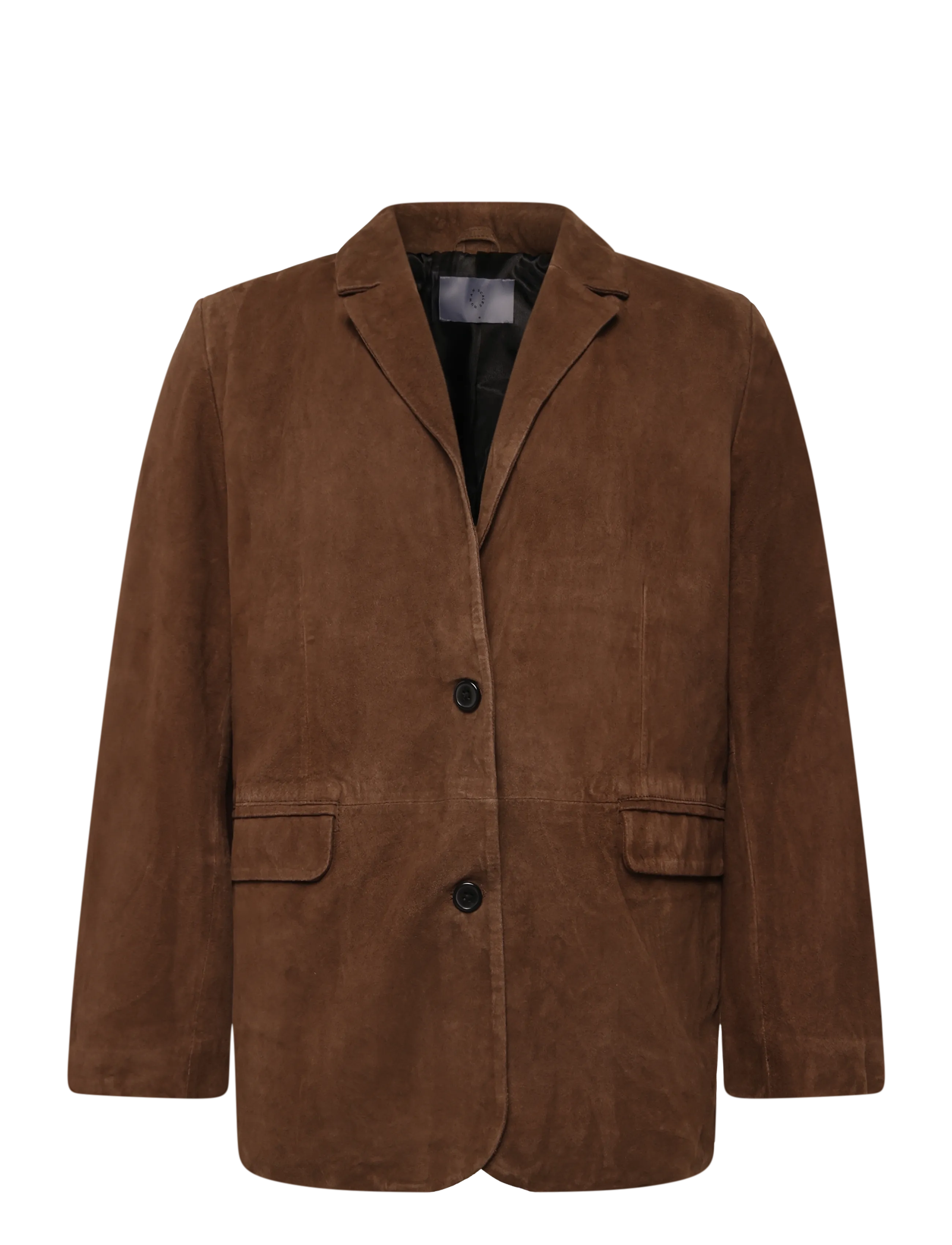Human Scales Tova Suede Jacket, Kvinder, Ruskind Jakke, Brun, Str: M