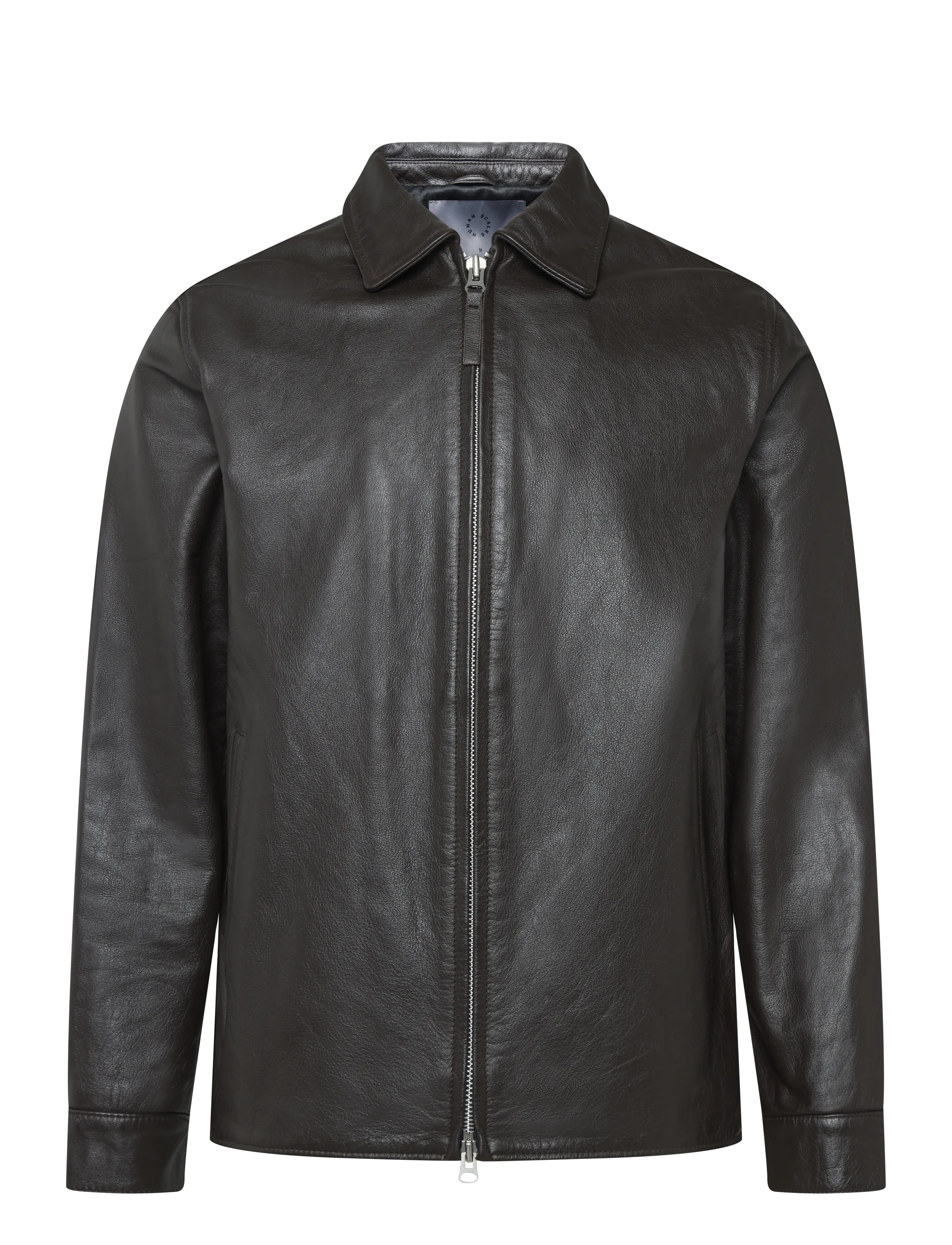 Human Scales Logan Buffalo Jacket, M, Jackets, Braun - Leather, Männerswear