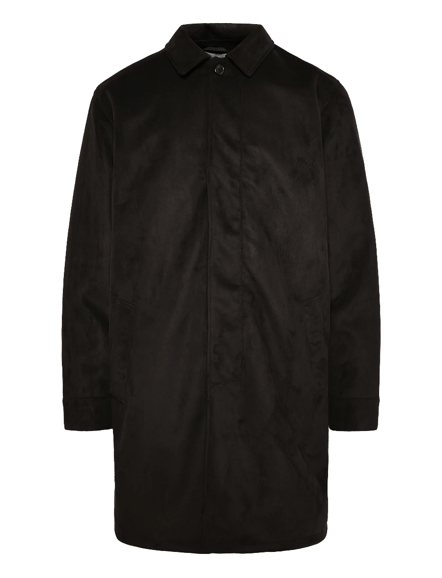 Human Scales - Roy Vegan suede Jacket - light coats - black - 0