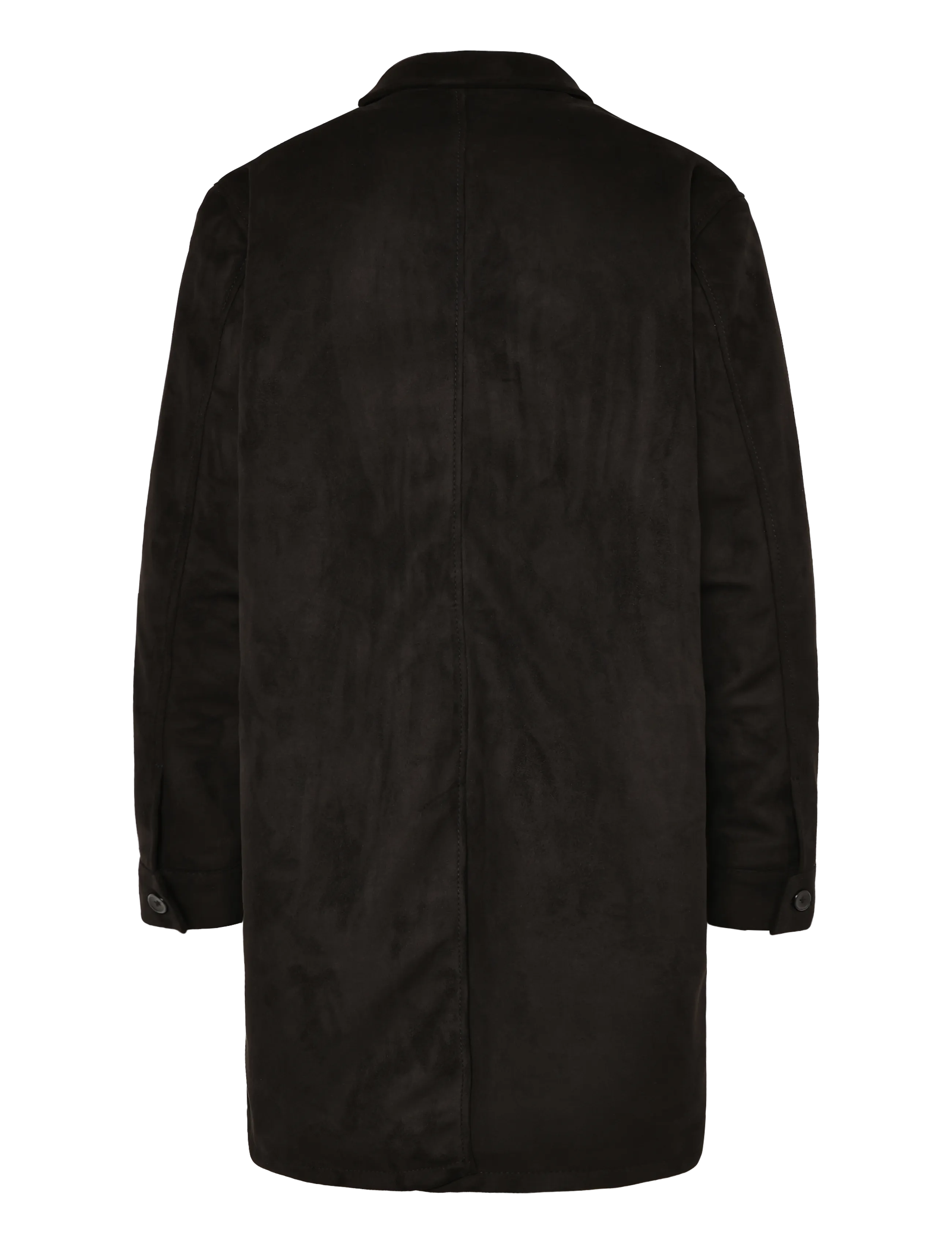 Human Scales - Roy Vegan suede Jacket - light coats - black - 1
