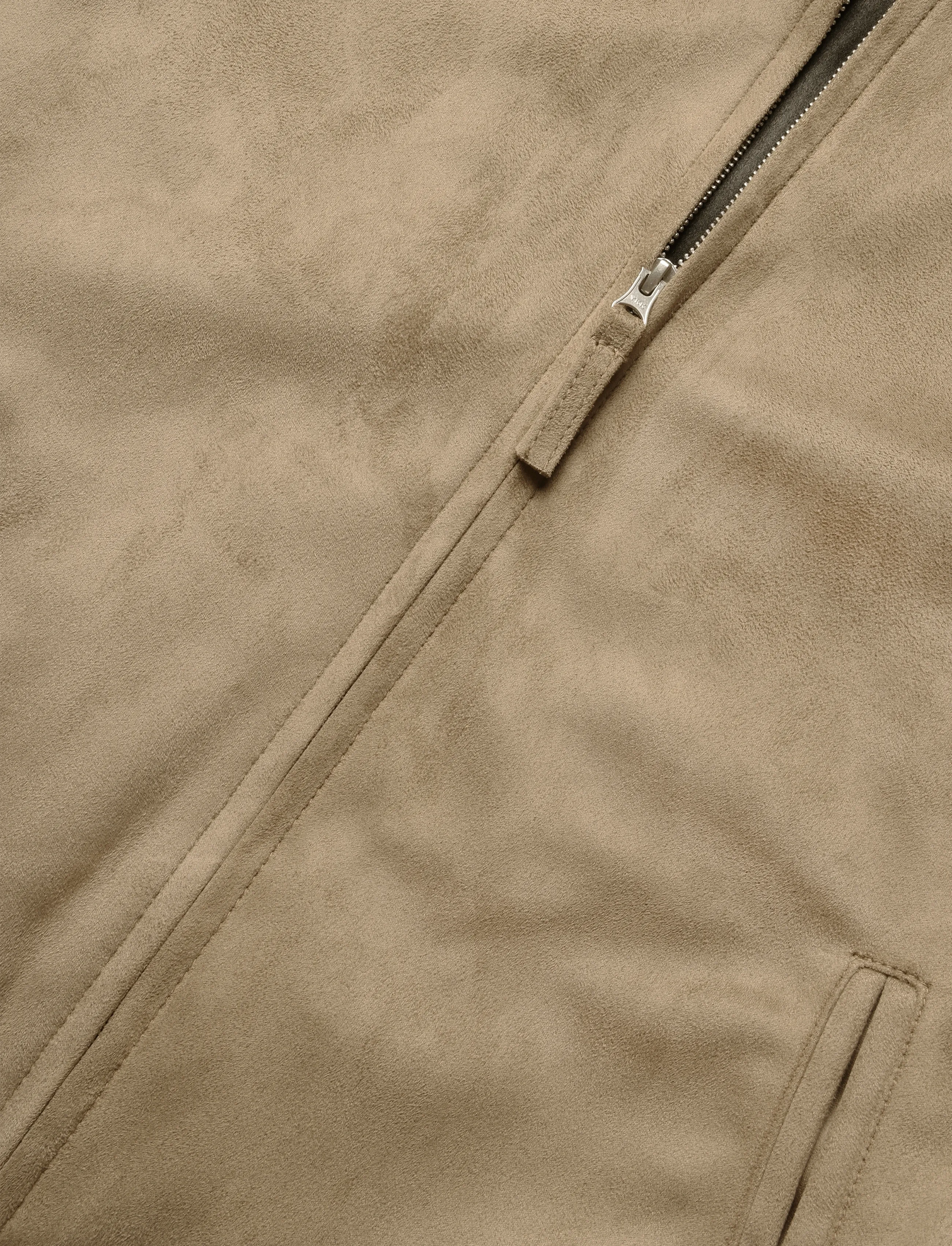 Human Scales - Elijah Vegan suede Jacket - lt. grey - 3