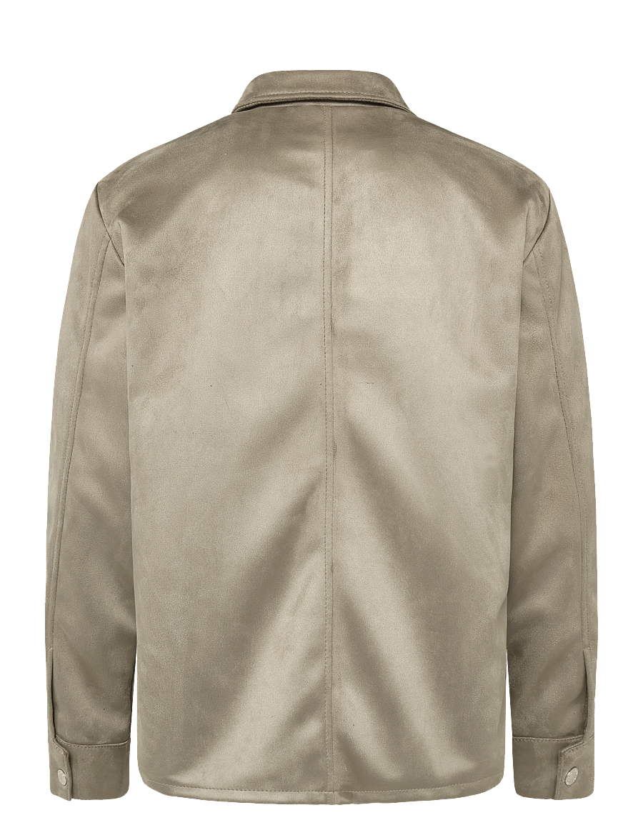 Human Scales - Wayne Vegan suede Jacket - lt. grey - 1