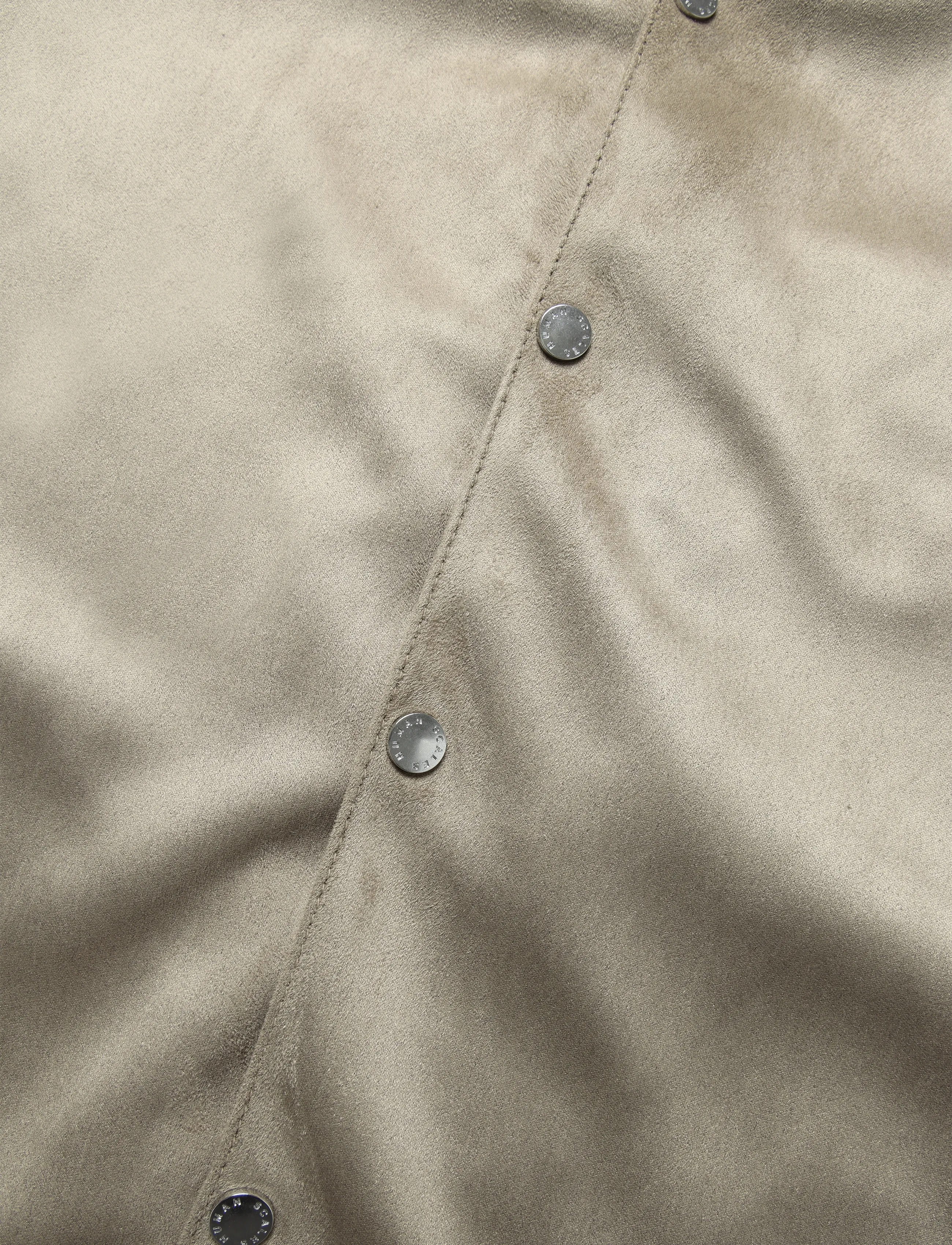 Human Scales - Wayne Vegan suede Jacket - lt. grey - 2