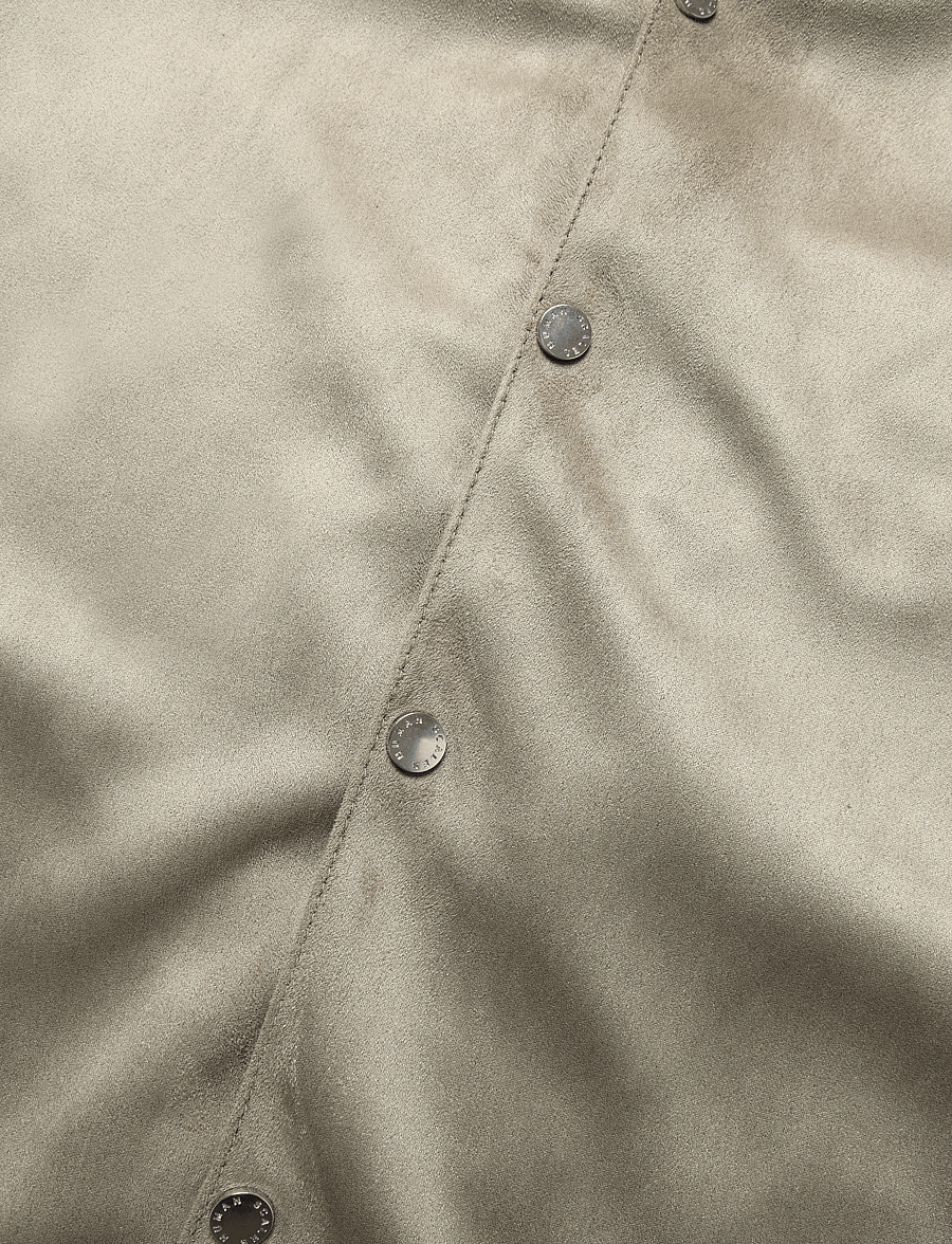 Human Scales - Wayne Vegan suede Jacket - lt. grey - 2