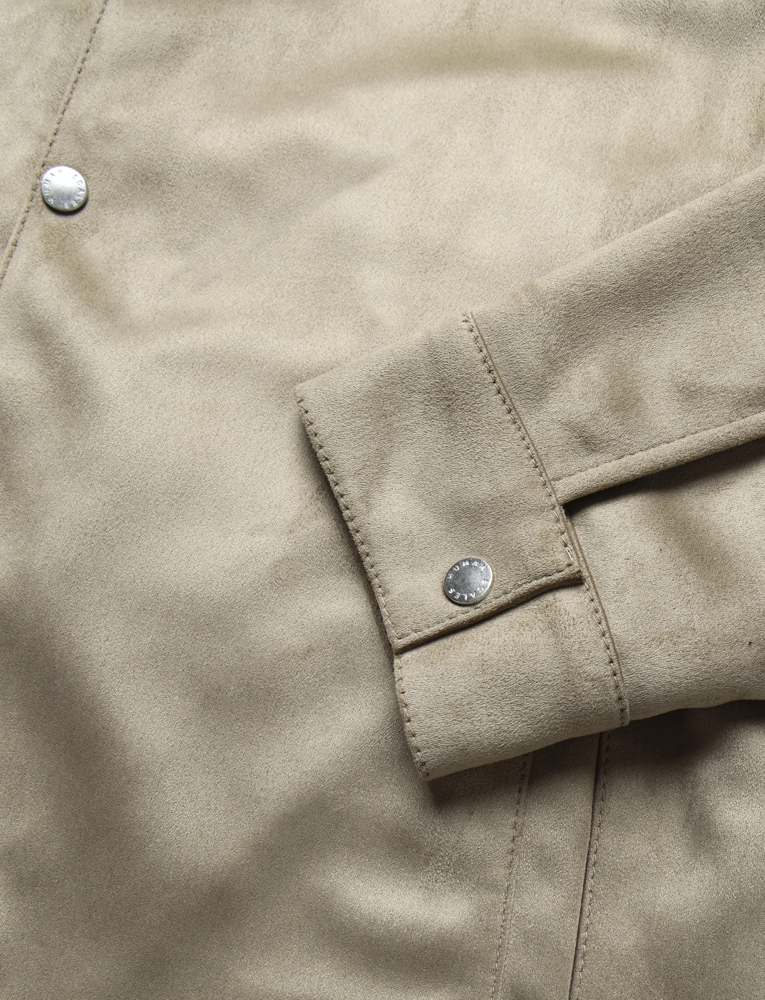 Human Scales - Wayne Vegan suede Jacket - lt. grey - 3