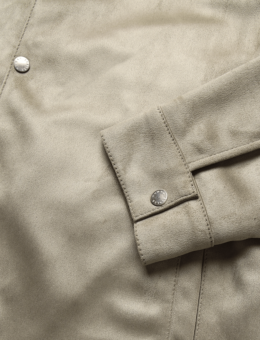 Human Scales - Wayne Vegan suede Jacket - lt. grey - 3