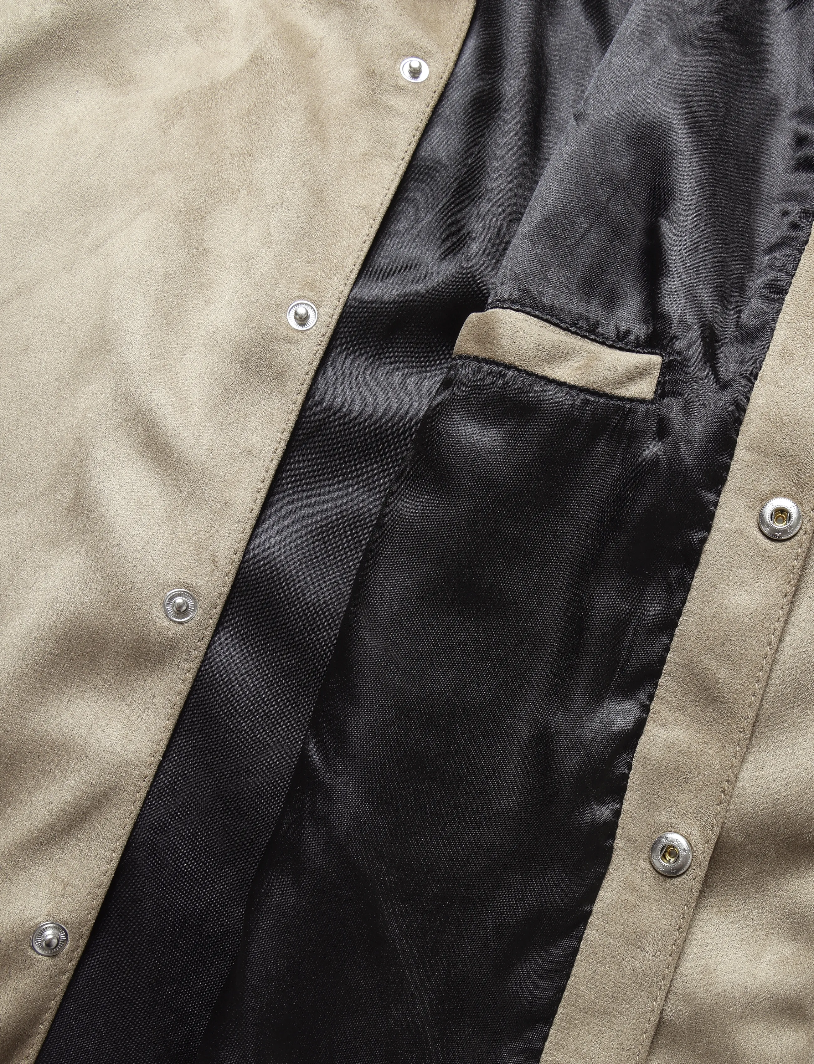Human Scales - Wayne Vegan suede Jacket - lt. grey - 4