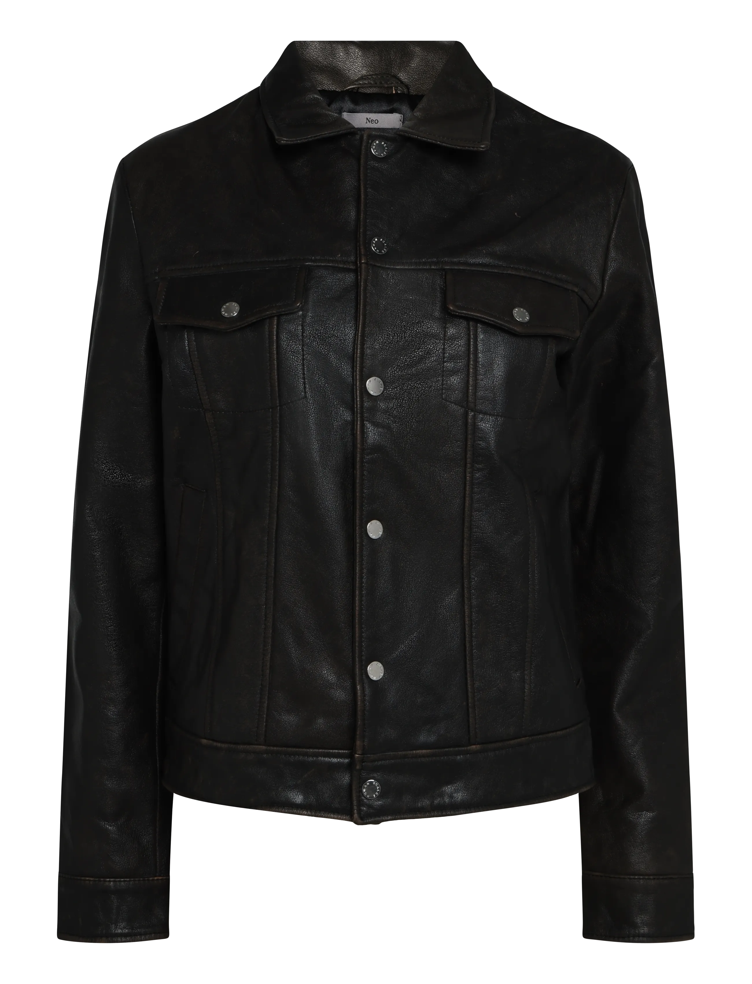 Human Scales Neo Buffalo Jacket, M, Jackets, Braun - Leather, Männerswear
