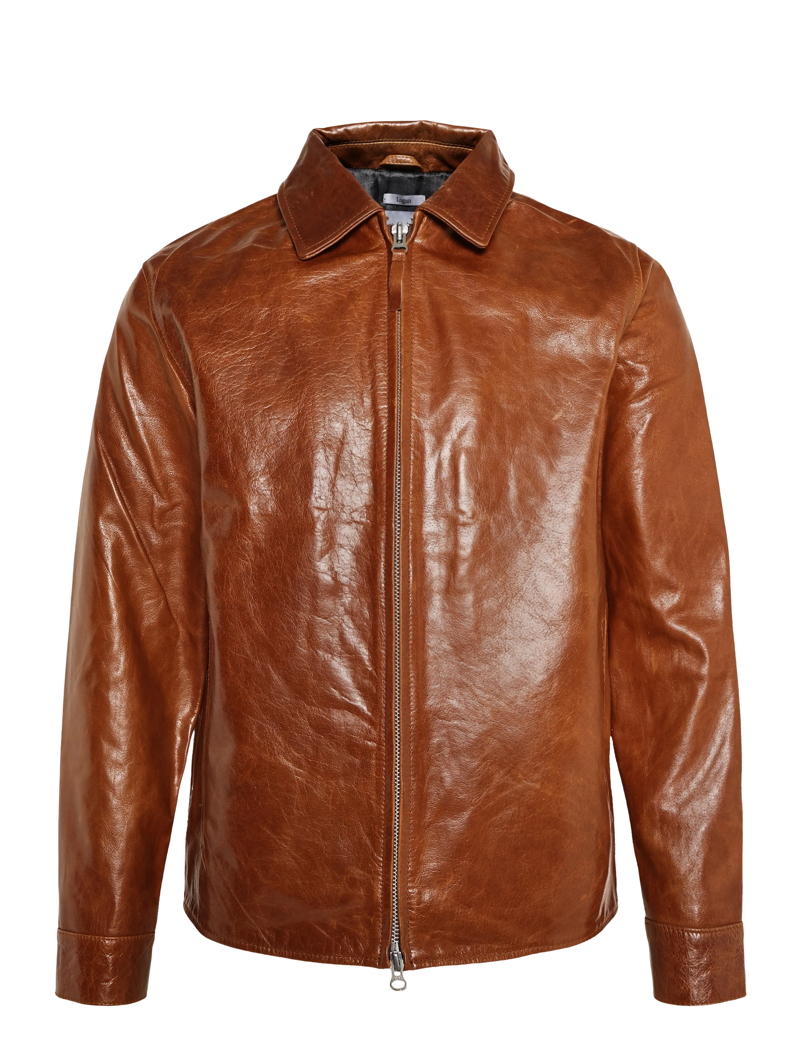 Human Scales Logan Buffalo Jacket, S, Jackets, Braun - Leather, Männerswear