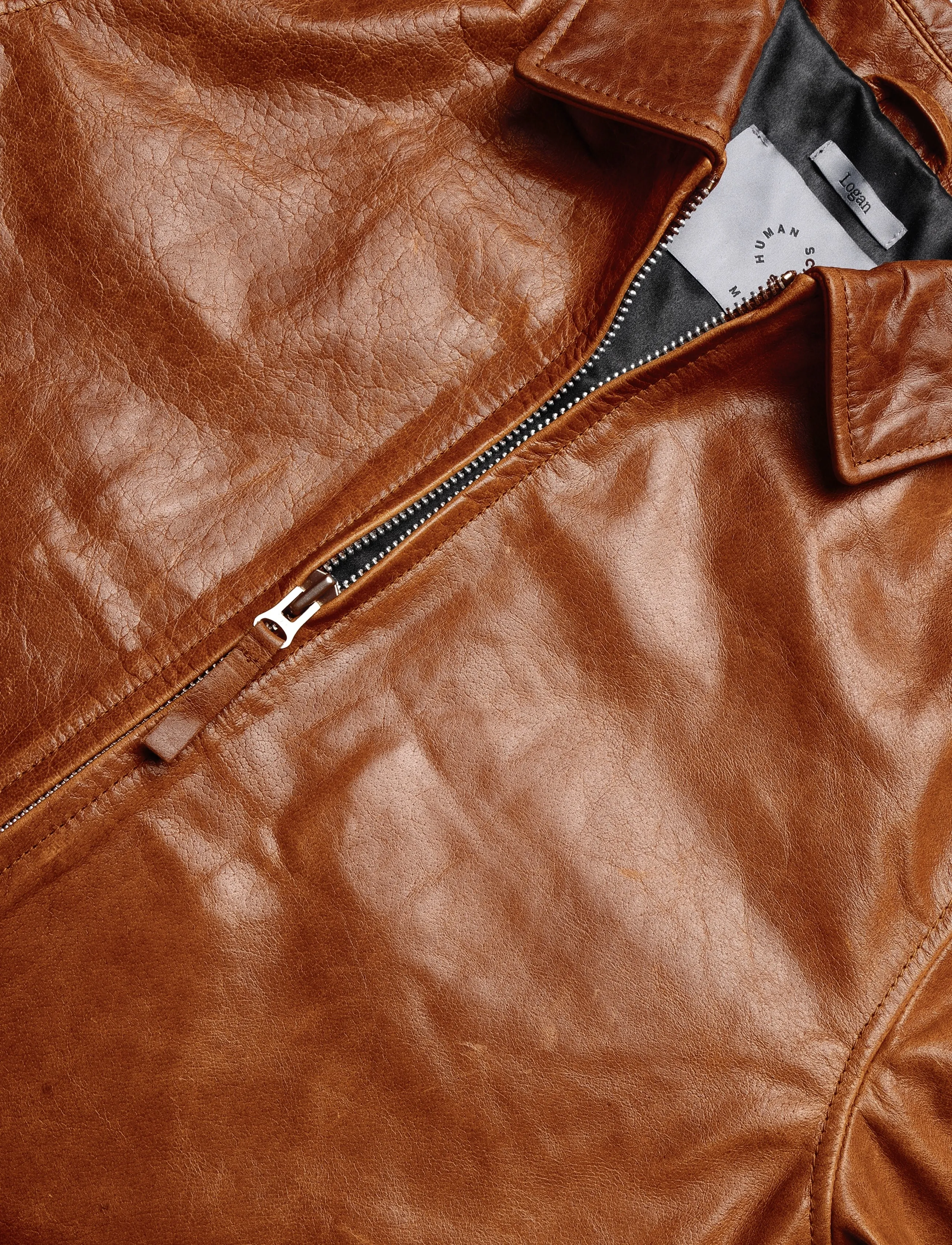 Human Scales - Logan Buffalo Jacket - cognac - 2