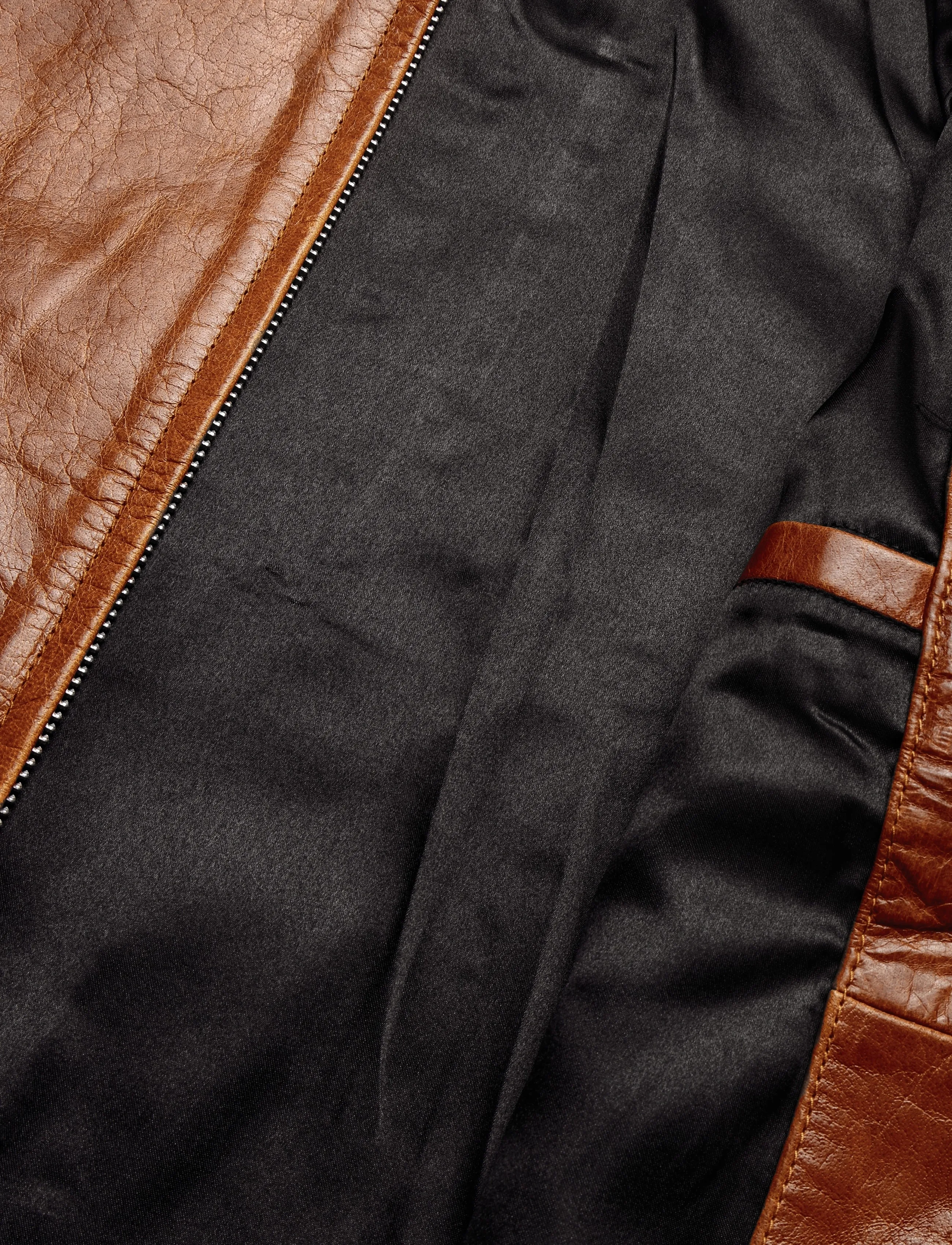 Human Scales - Logan Buffalo Jacket - cognac - 4