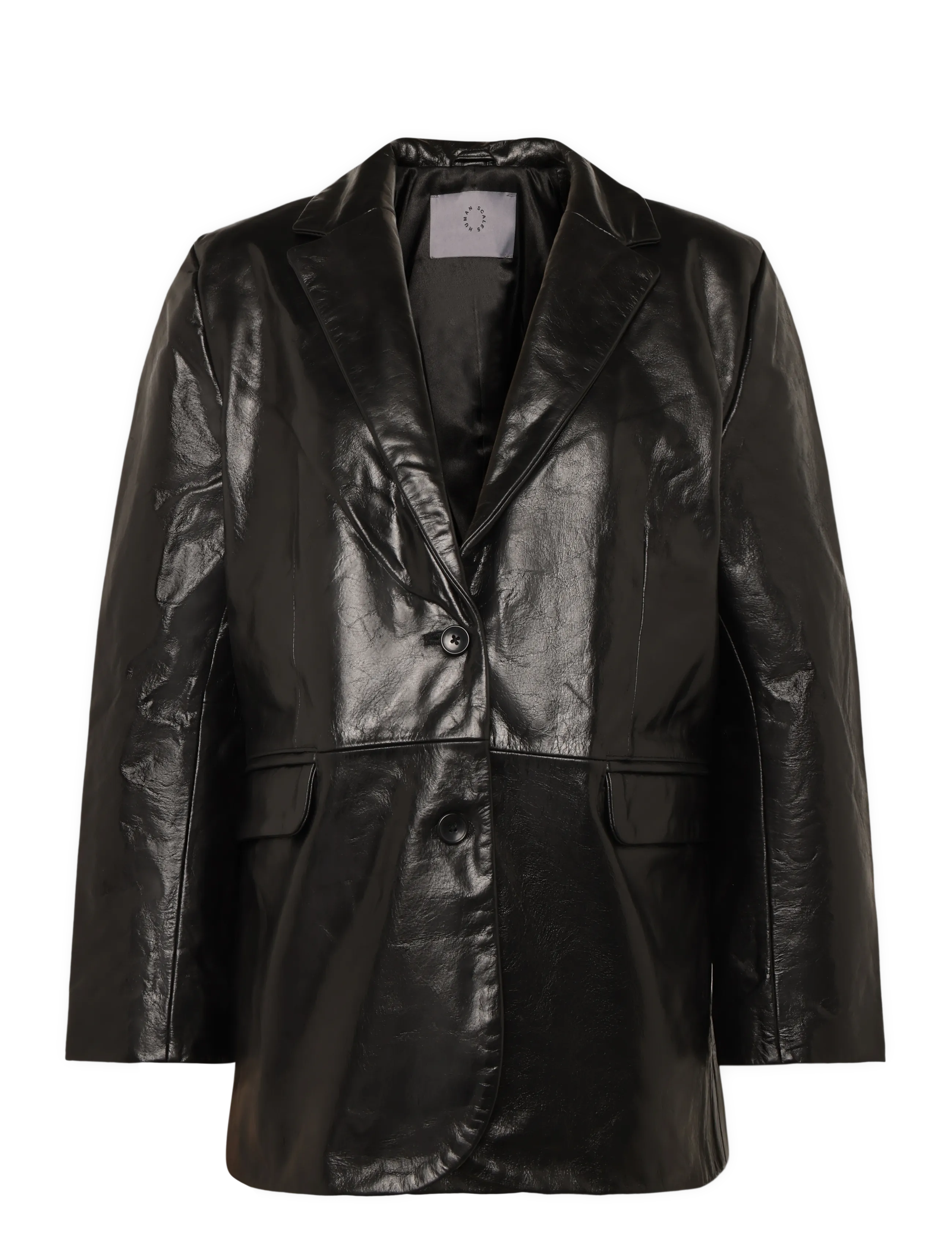 Human Scales Tova Buffalo Jacket, XL, Blazer, Schwarz - Single Breasted Frauen