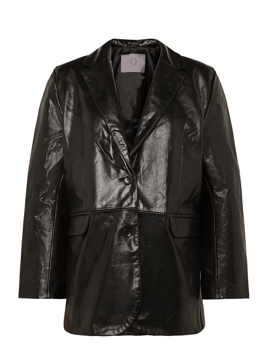 Human Scales - Tova Buffalo Jacket - enkeltradede blazere - black - 0
