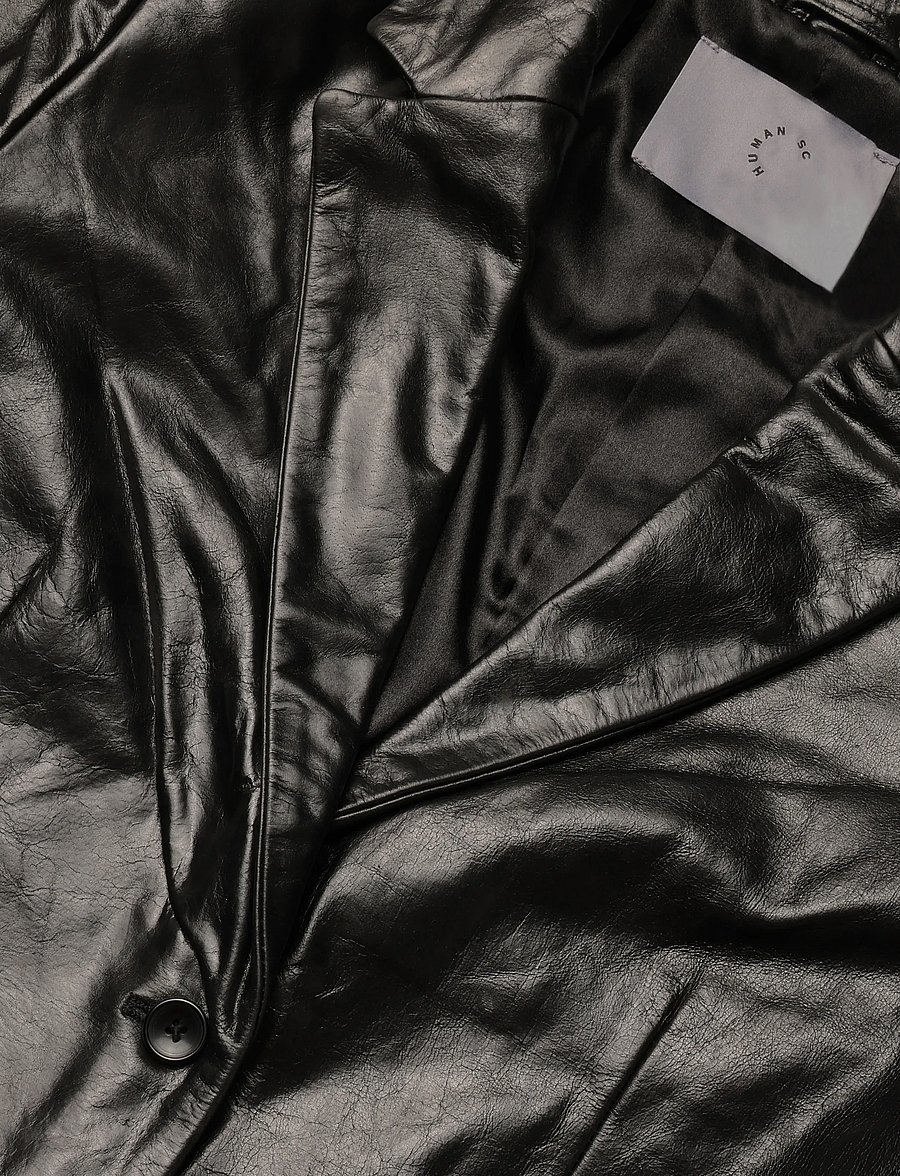 Human Scales - Tova Buffalo Jacket - enkeltradede blazere - black - 2