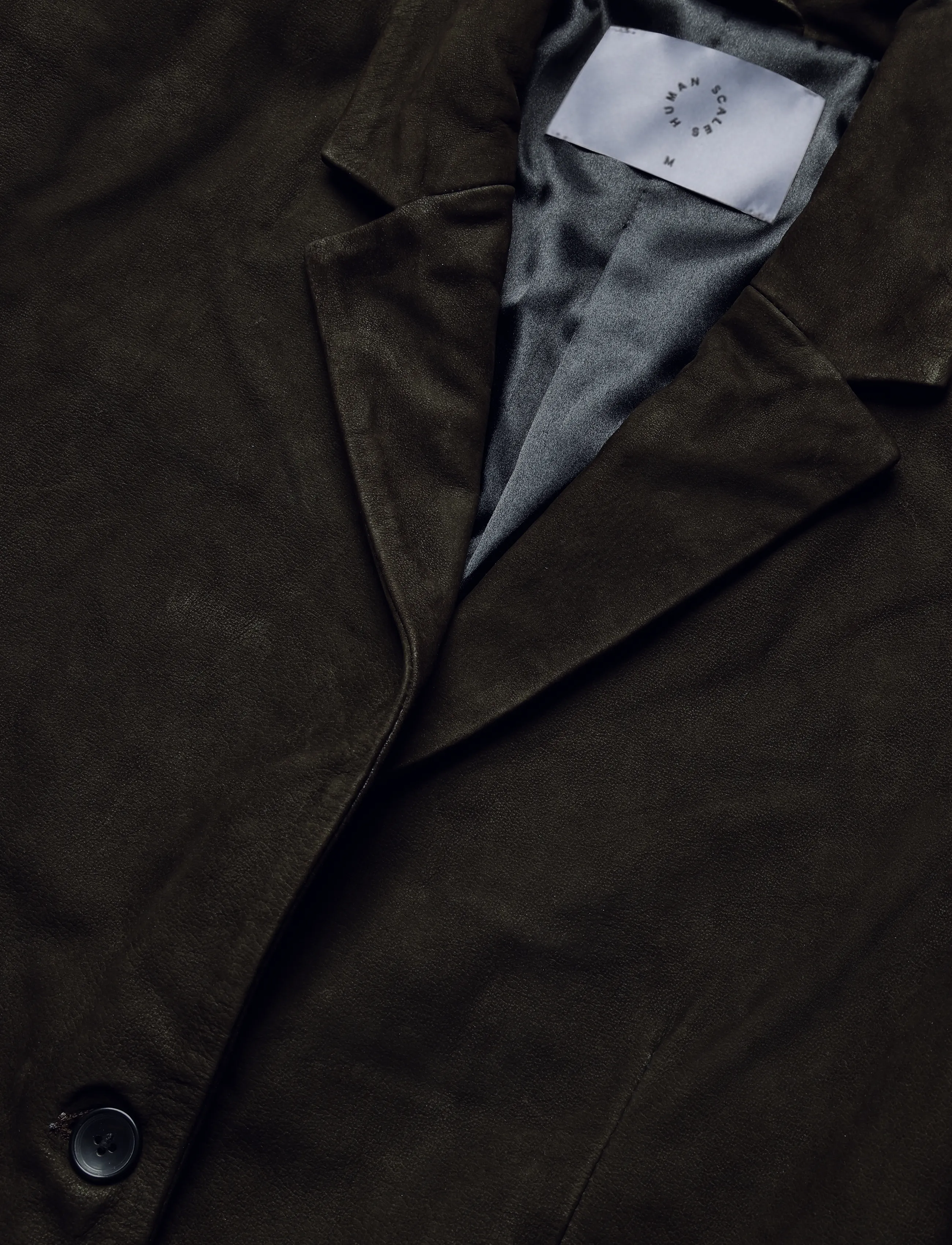 Human Scales - Tova Buffalo Suede Jacket - dk. brown - 2