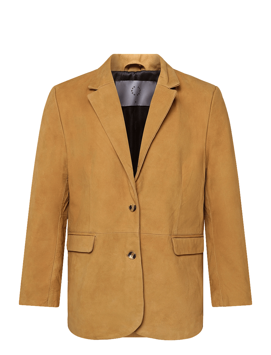 Human Scales - Tova Buffalo Suede Jacket - camel - 0