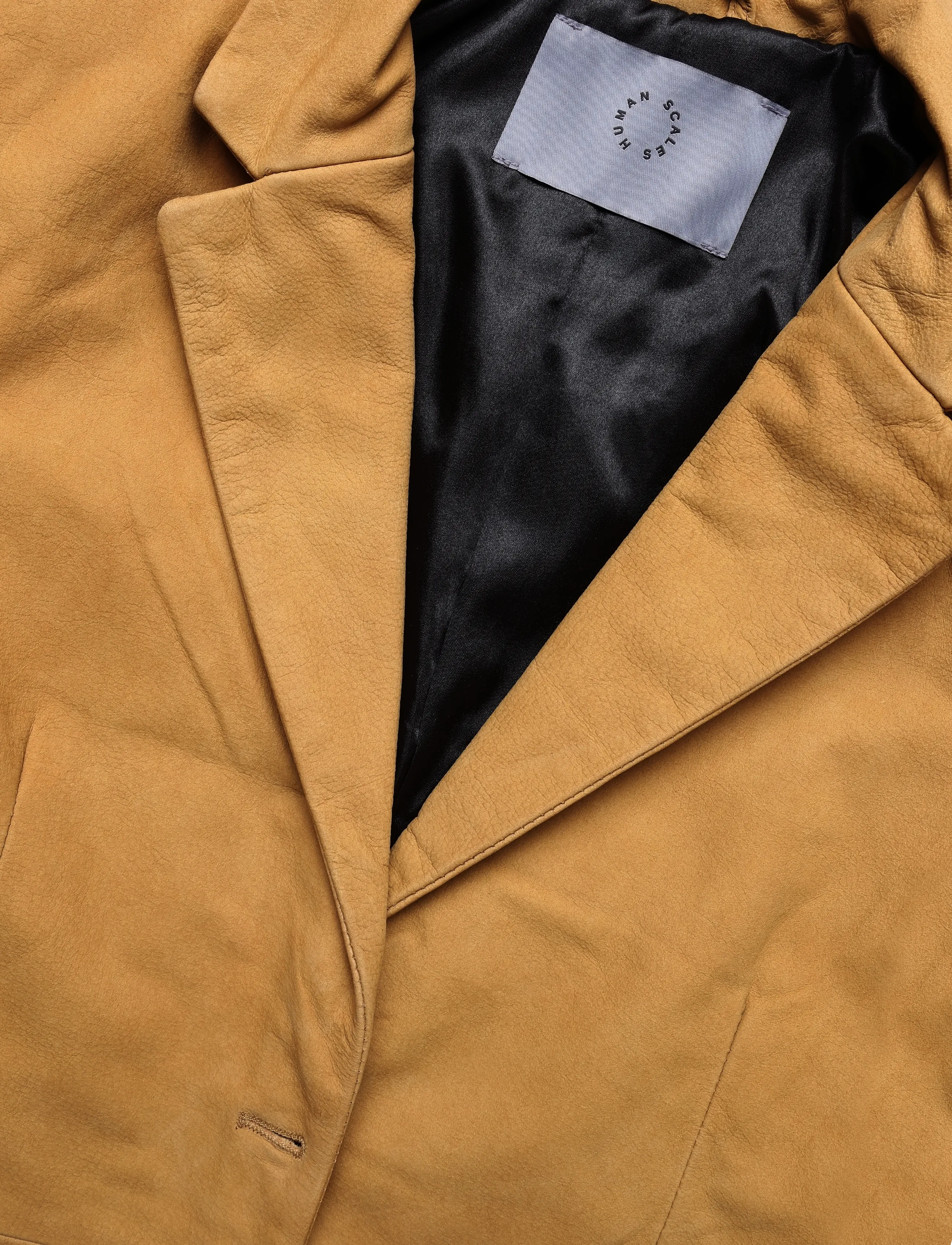 Human Scales - Tova Buffalo Suede Jacket - camel - 2