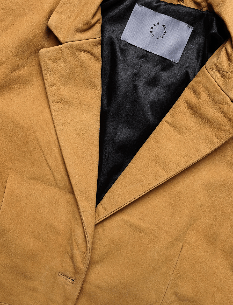 Human Scales - Tova Buffalo Suede Jacket - camel - 2