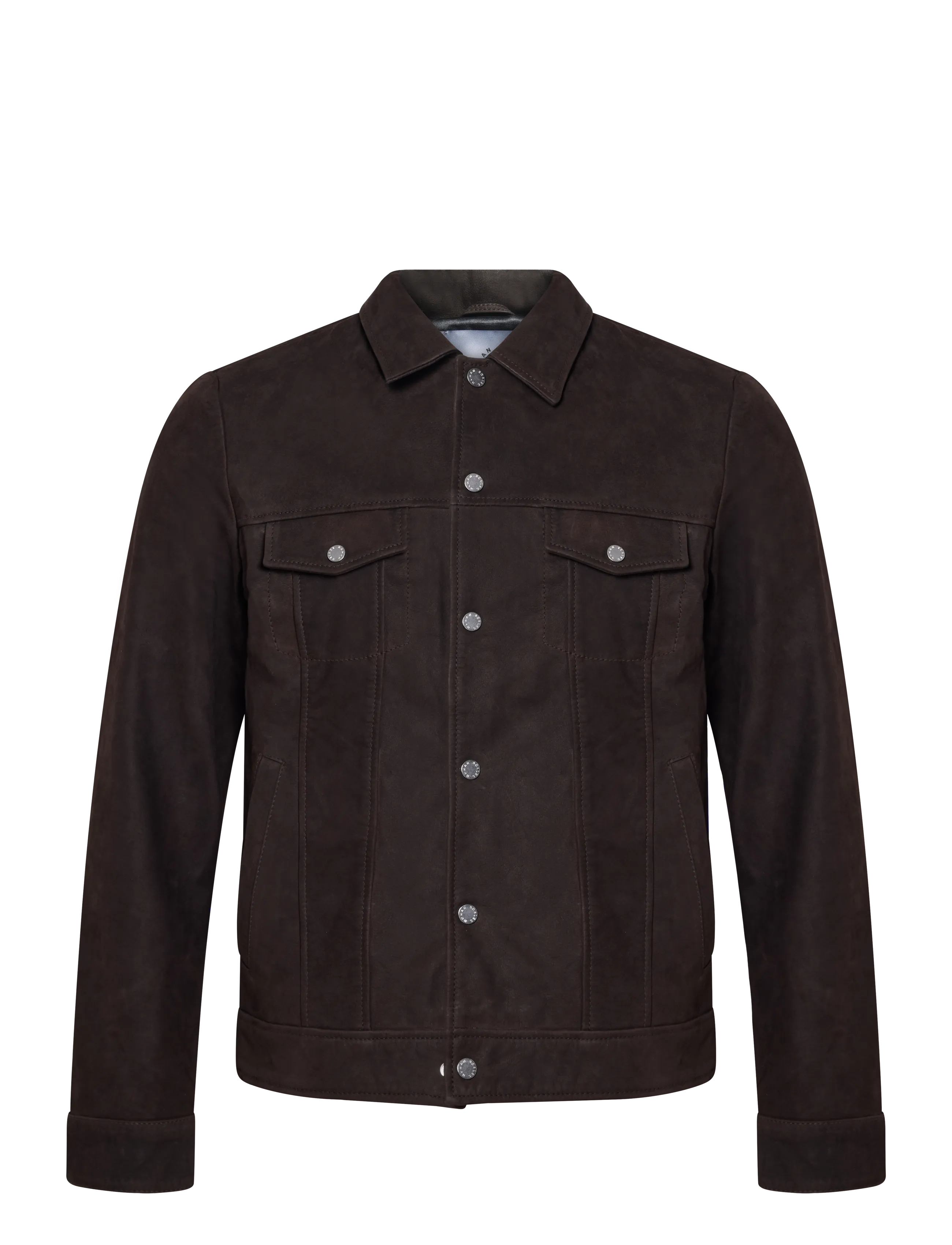 Human Scales Neo Buffalo Suede Jacket, XL, Brown, Jakker > Læder, Herre