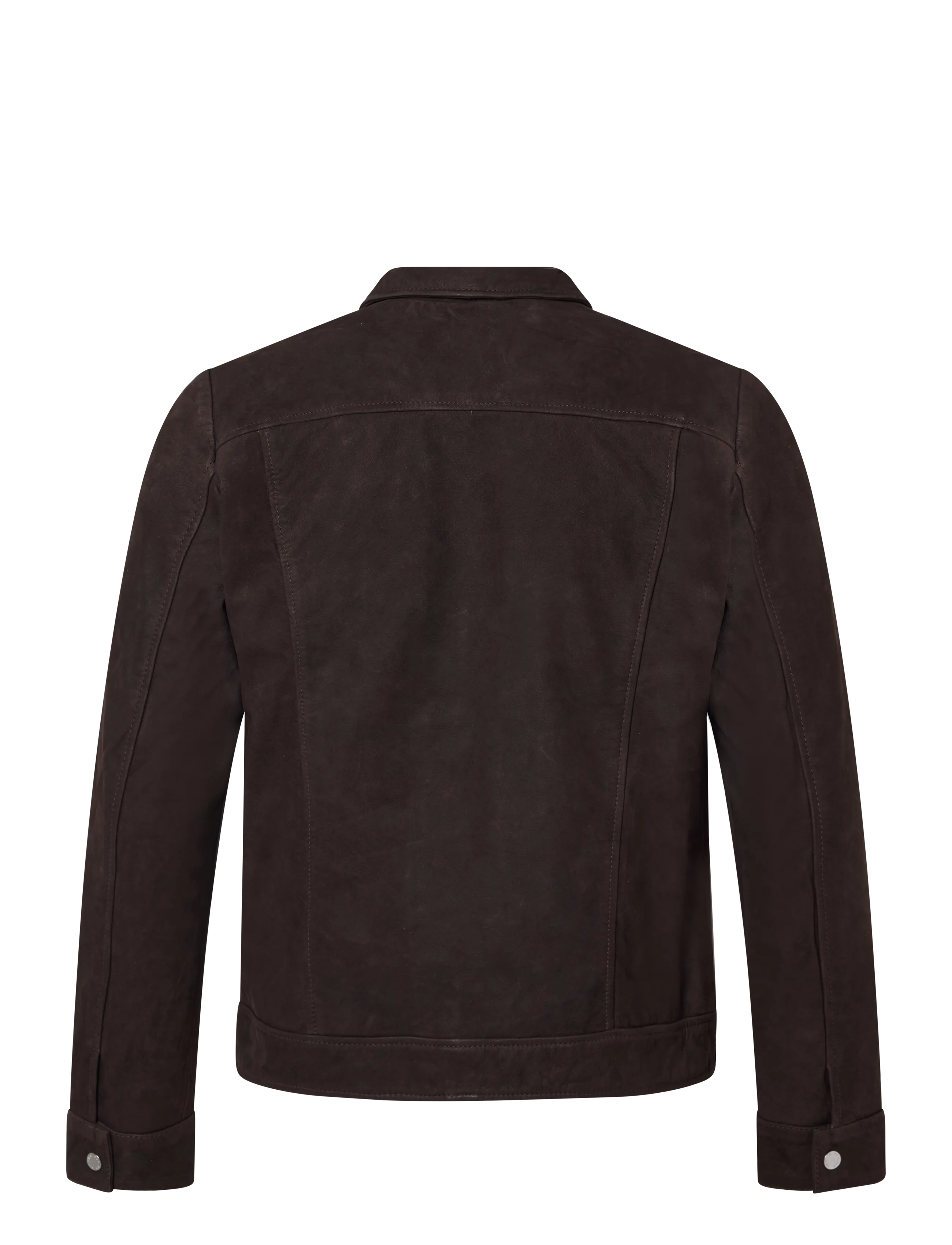 Human Scales - Neo Buffalo Suede Jacket - dk brown - 1