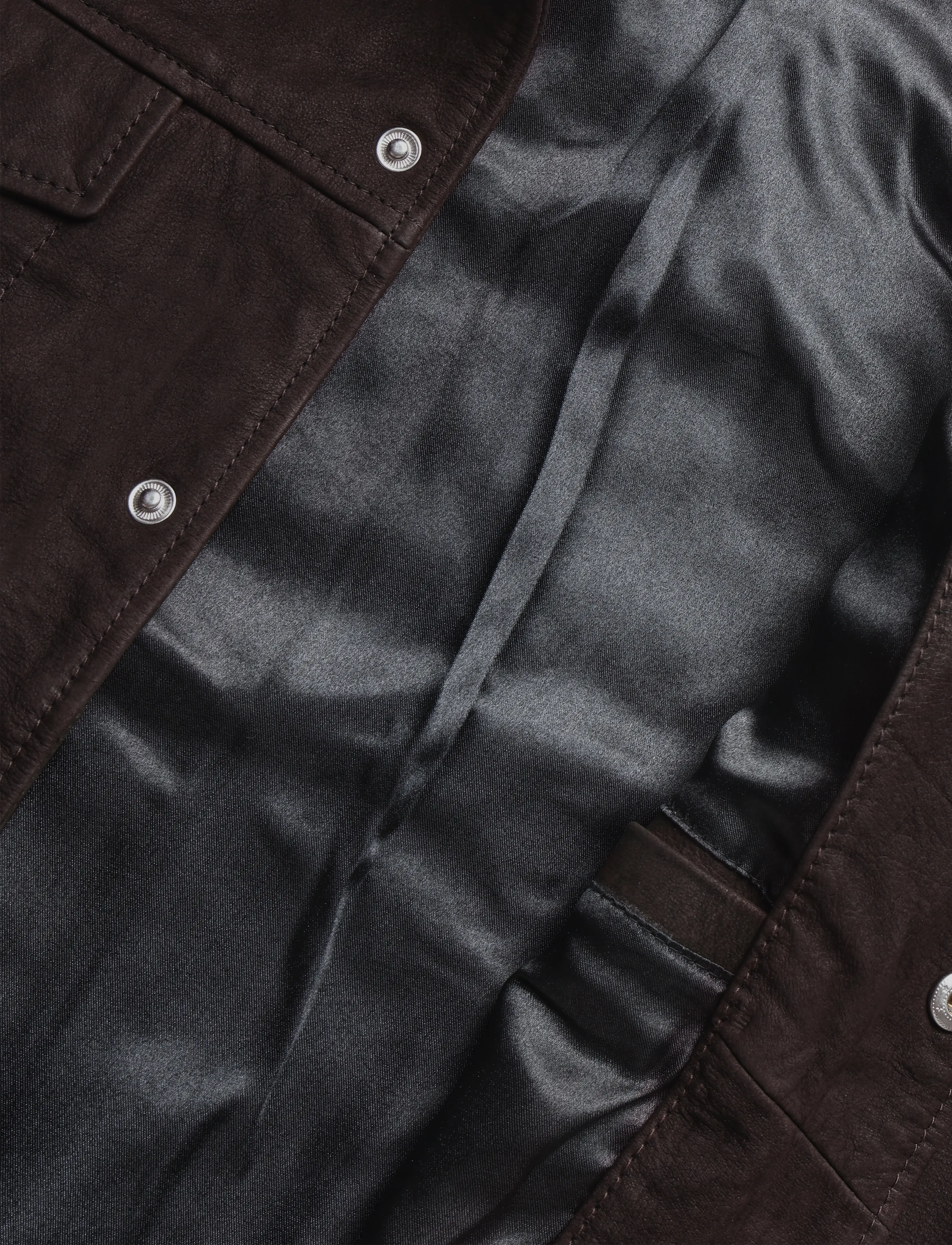 Human Scales - Neo Buffalo Suede Jacket - dk brown - 4