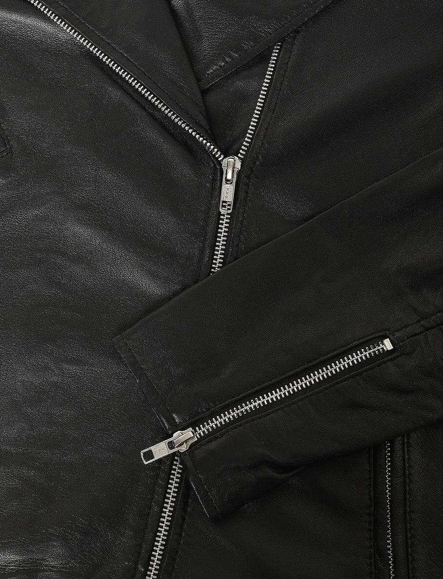 Human Scales - Womens Original Biker Jacket - frühlingsjacken - black - 3
