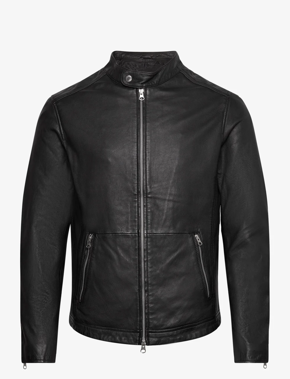George sales leather coat