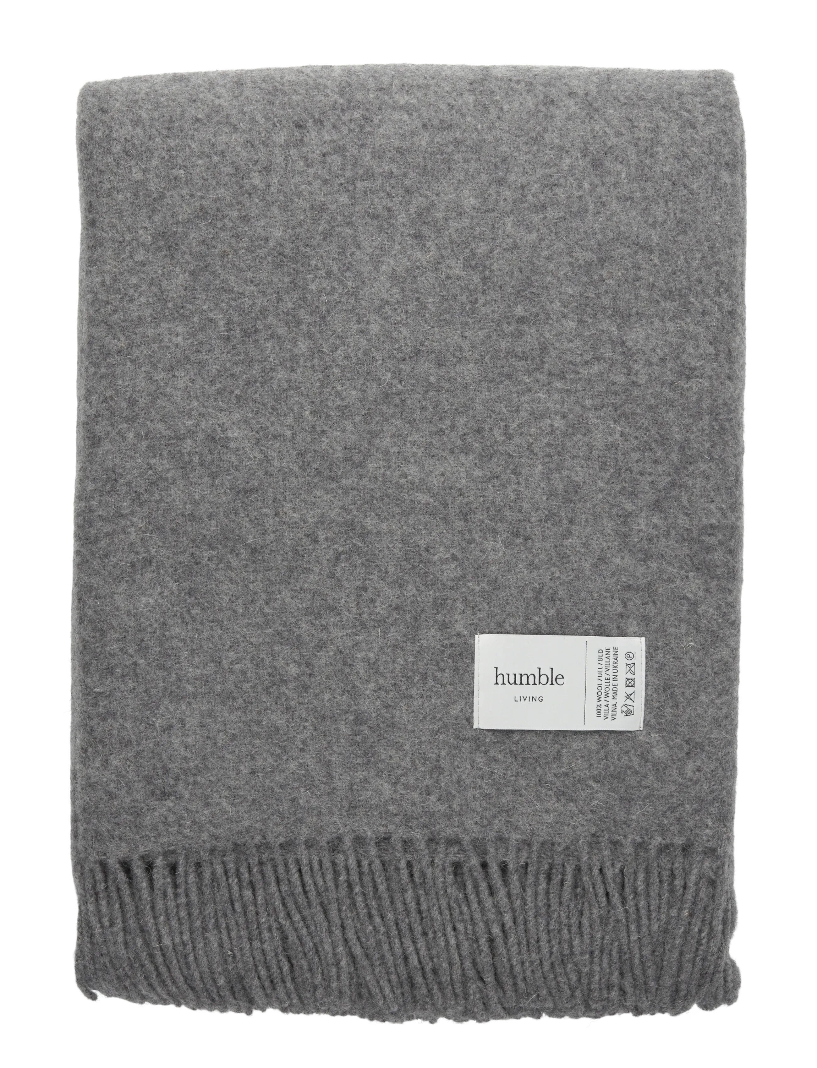 humble LIVING Wool blanket HUMBLE LIVING - humble LIVING - WILD DOVE / grey