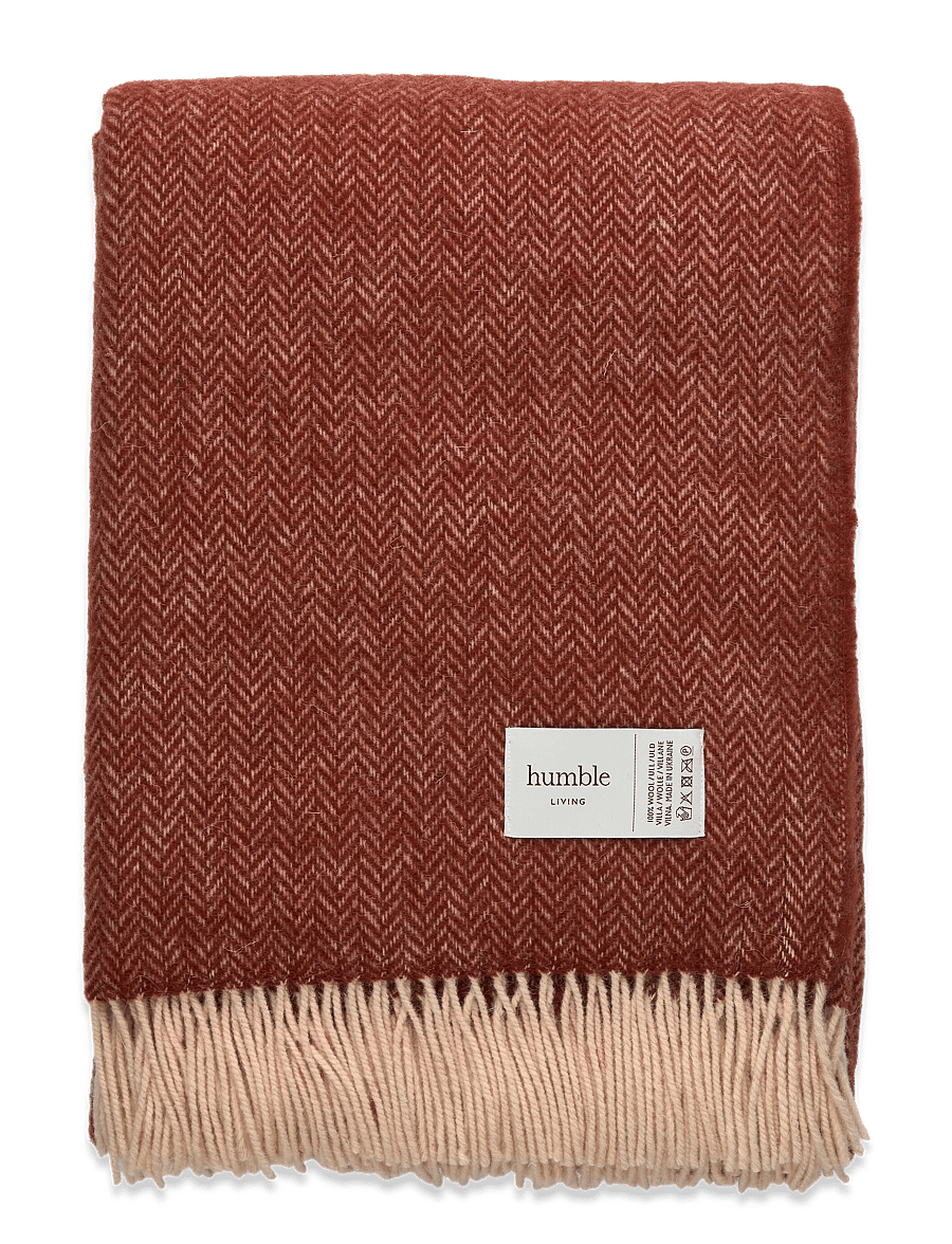 humble LIVING - Wool blanket HUMBLE LIVING - sõbrapäeva kingitused - ketchup - 0