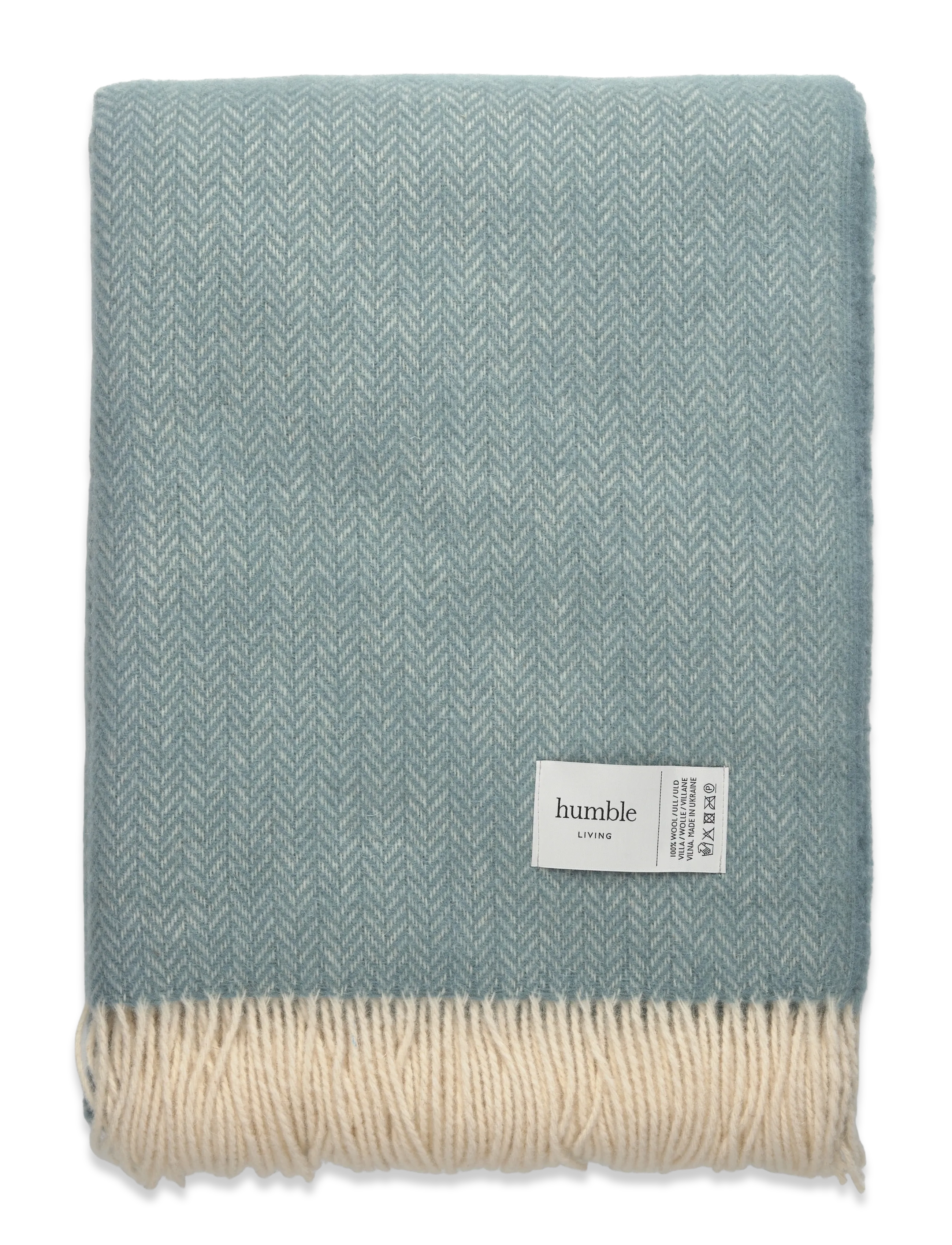 humble LIVING Wool Blanket Humble Living,,,Blau Gr.140X200CM