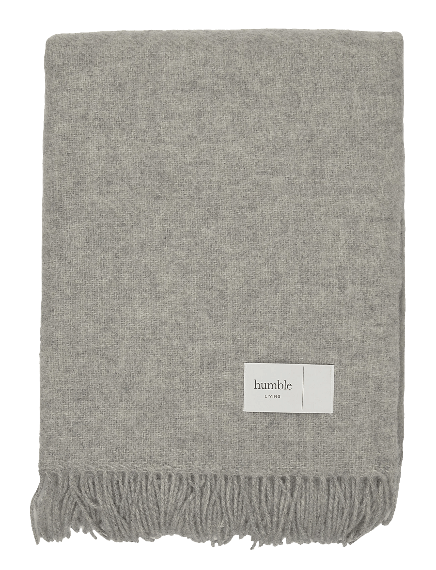 humble LIVING - Wool blanket HUMBLE LIVING - plaider - grey violet - 0