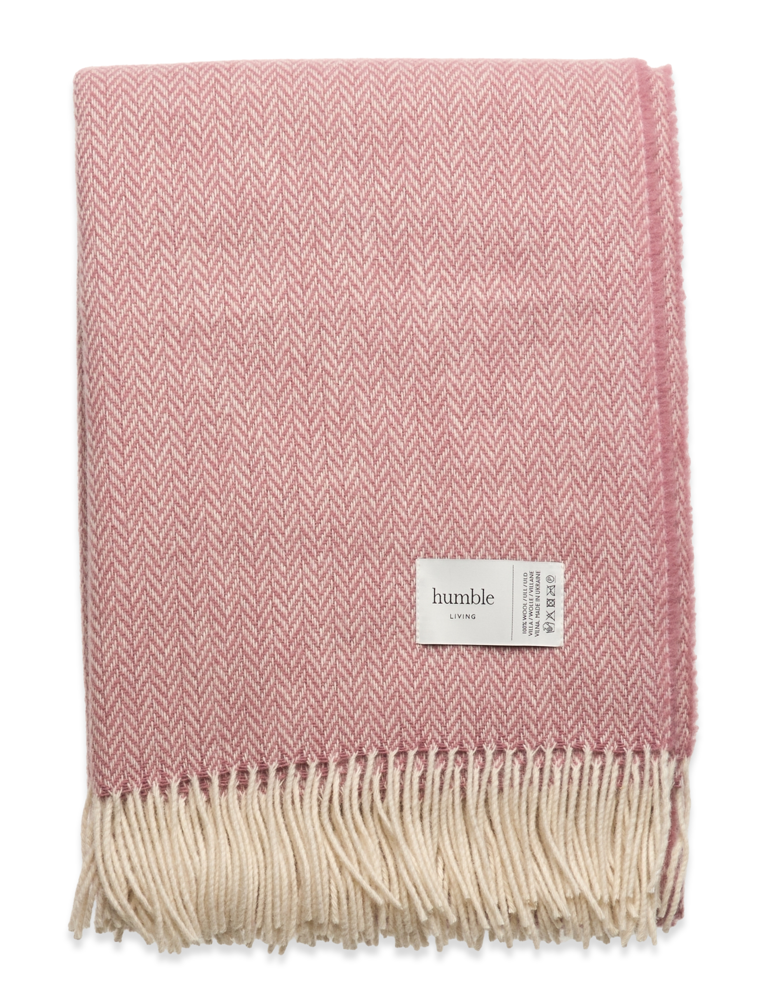 HUMBLE LIVING Humble Living Wolle Decke Rot - 140X180CM - Unisex