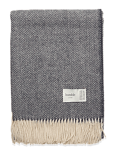 humble LIVING HUMBLE LIVING Wool blanket - Kinginõuanded - GRAY PINSTRIPE / grey