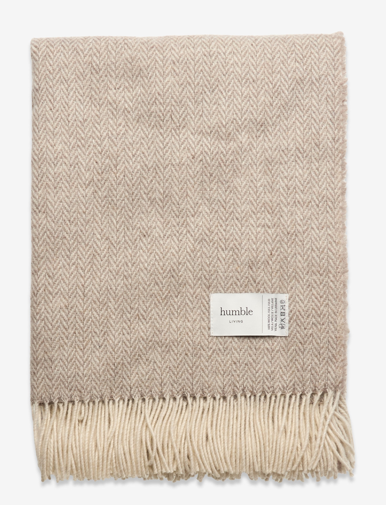 humble LIVING - HUMBLE LIVING Wool blanket - shop by price - simply taupe - 1