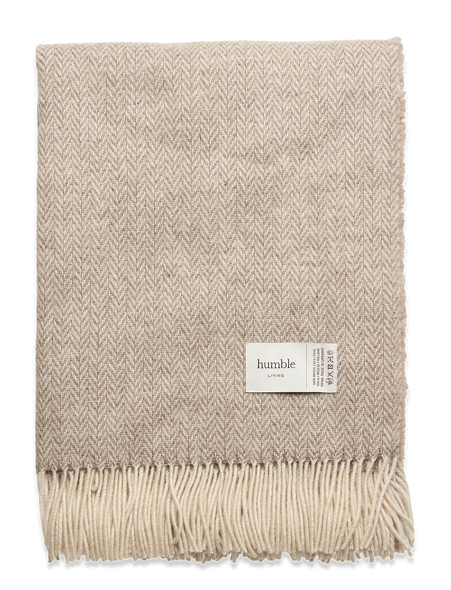 humble LIVING - HUMBLE LIVING Wool blanket - Įsigykite pagal kainą - simply taupe - 1