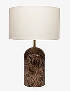 Flair Marble Table Lamp - BROWN/NATURAL