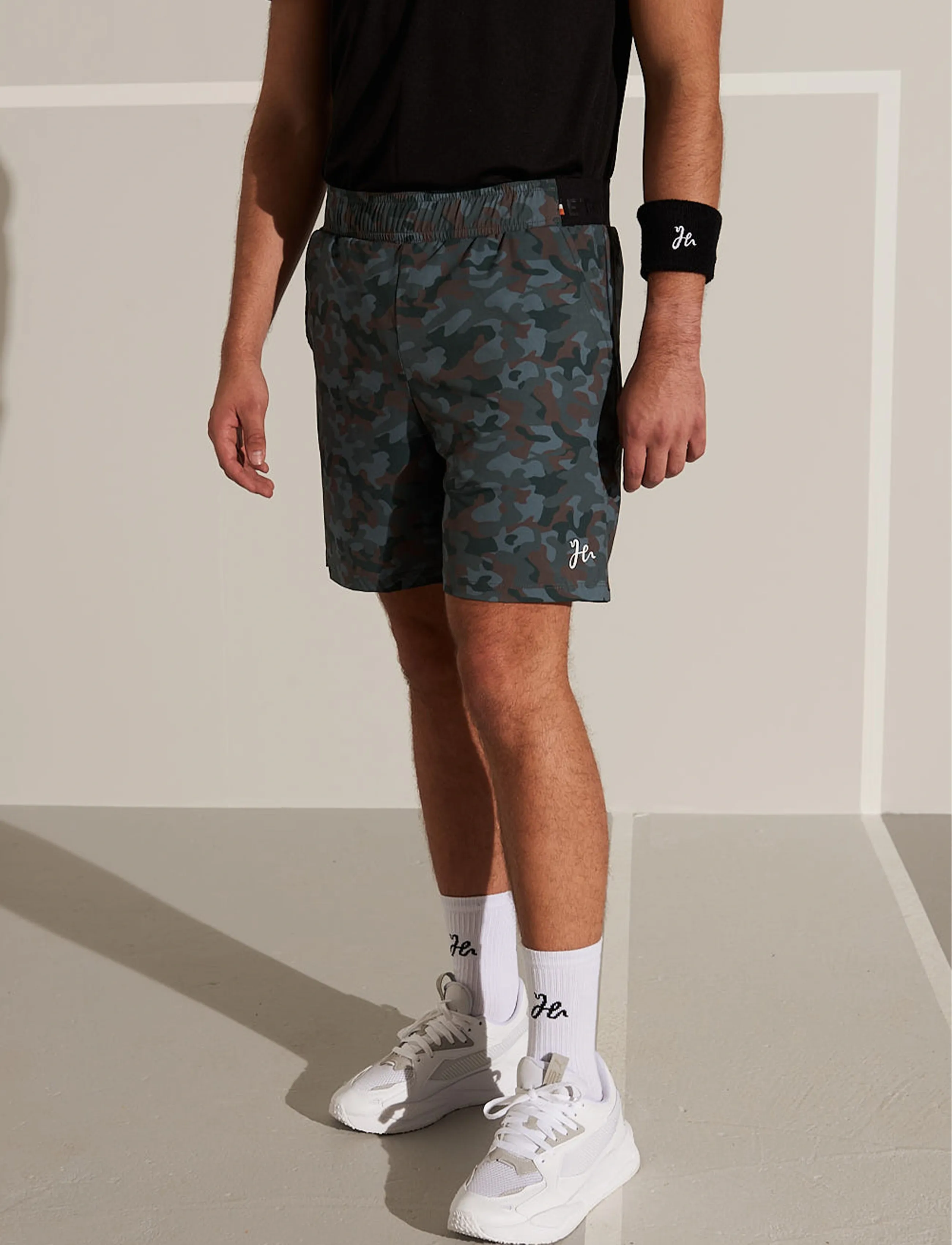 Humbleton - Stryker Classic Performance Shorts - training shorts - ocean camo - 0